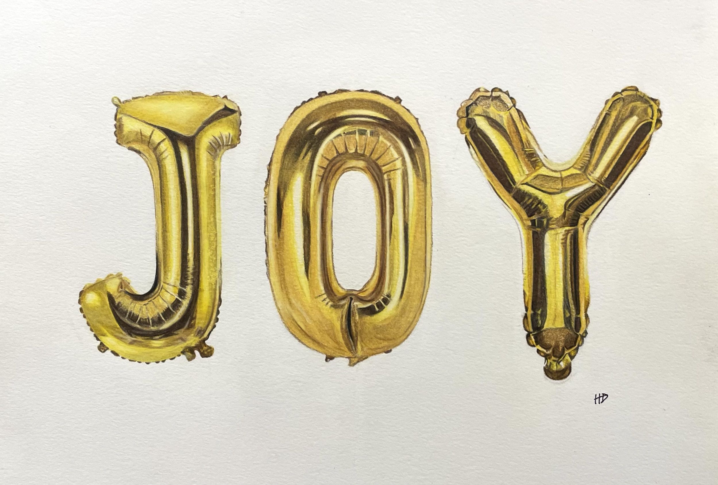 Joy, colored pencil (2019)