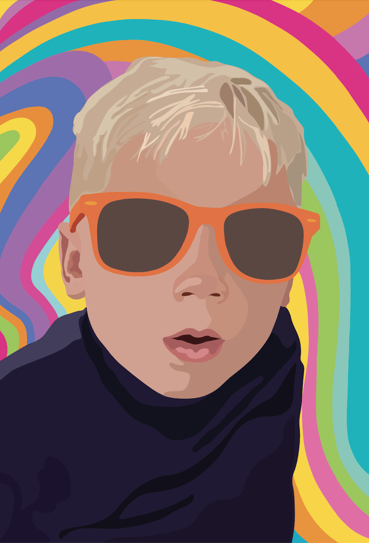 Wild Child, Adobe Illustrator (2022)
