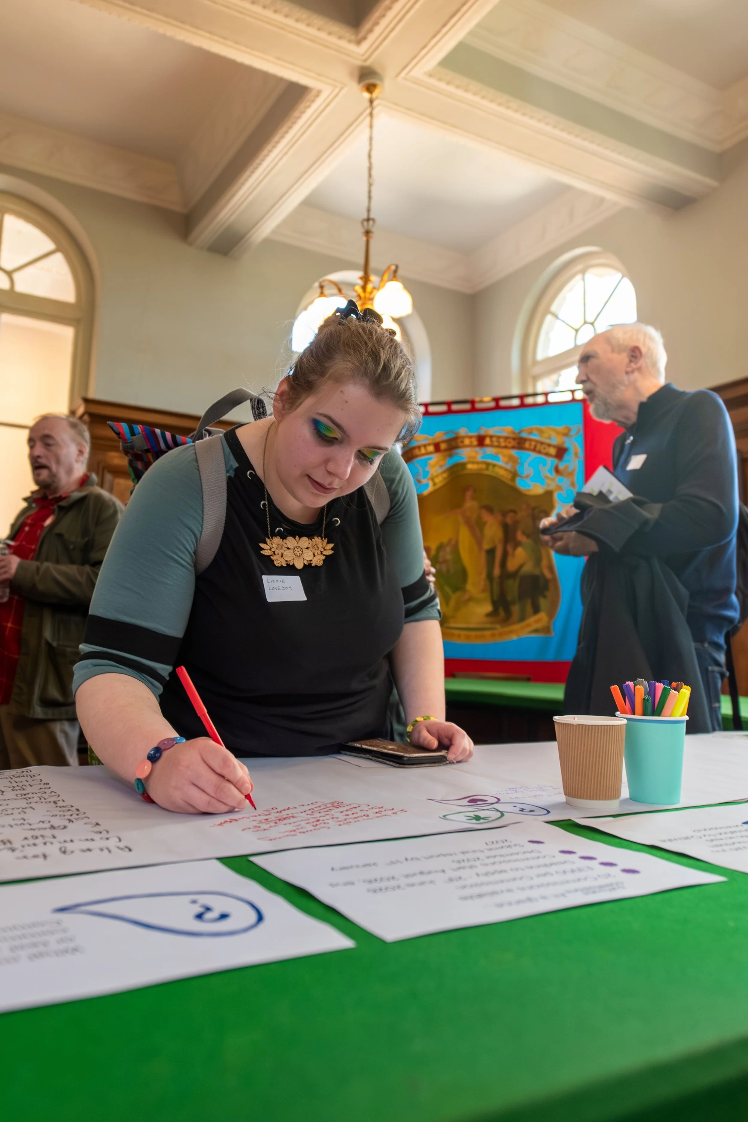 Lizzie Lovejoy pictured at the event