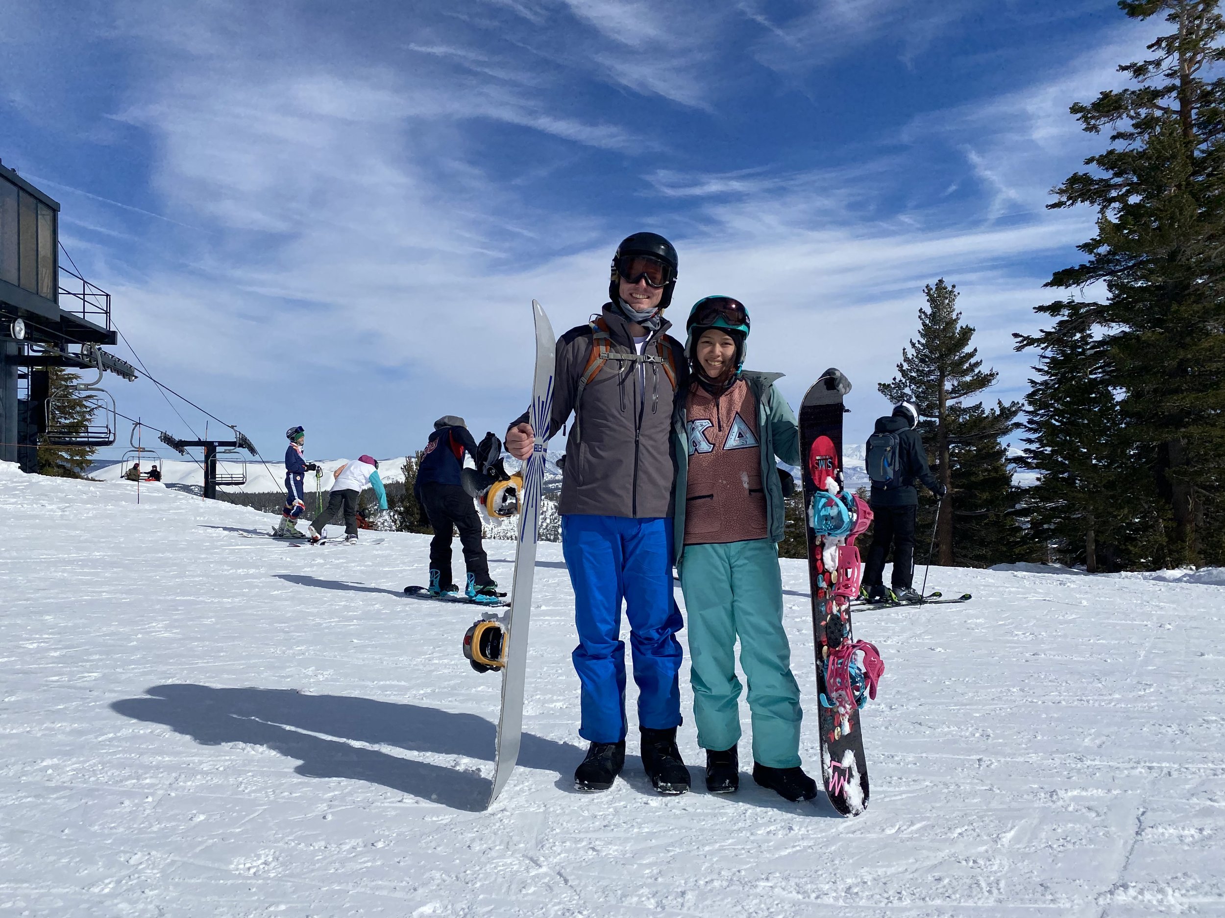 Anne and Chandler at Mammoth Mountain (2021)