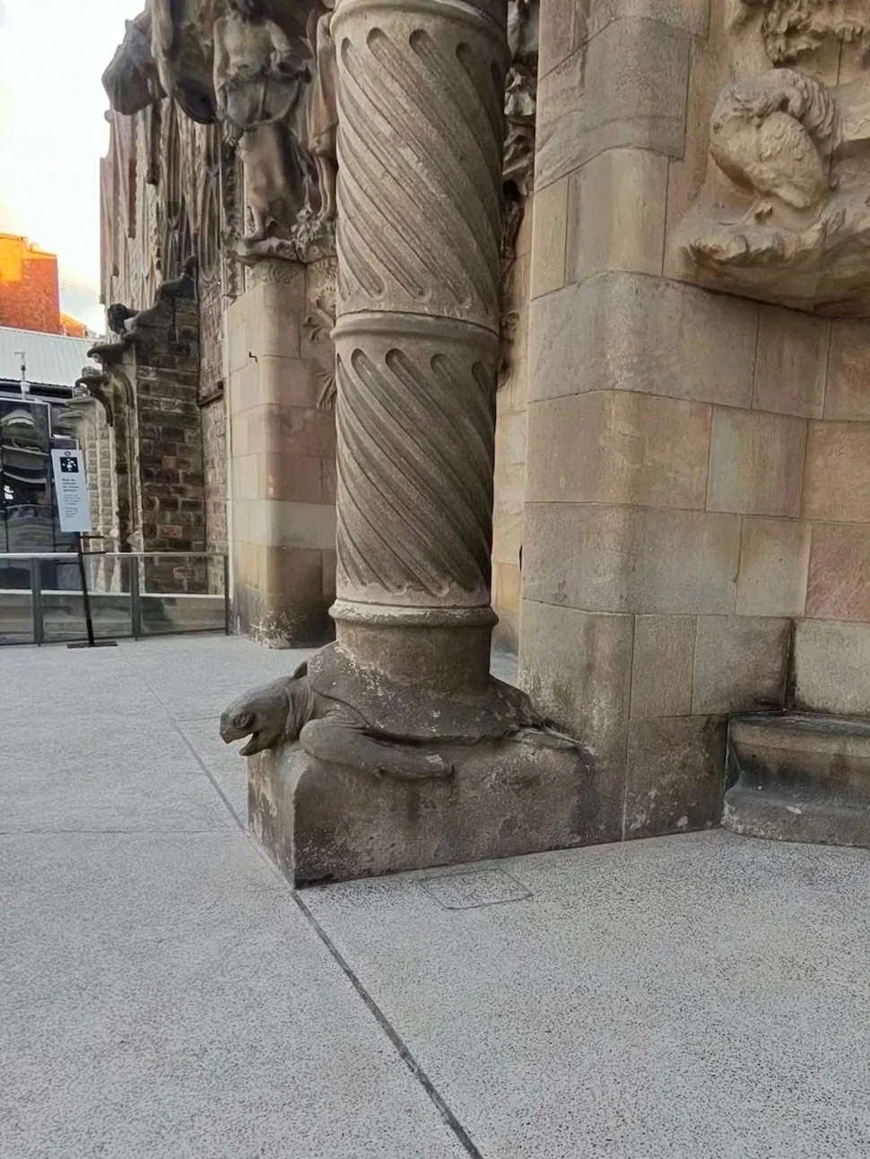 Sea turtle @ Gaudi's Sagrada Familia