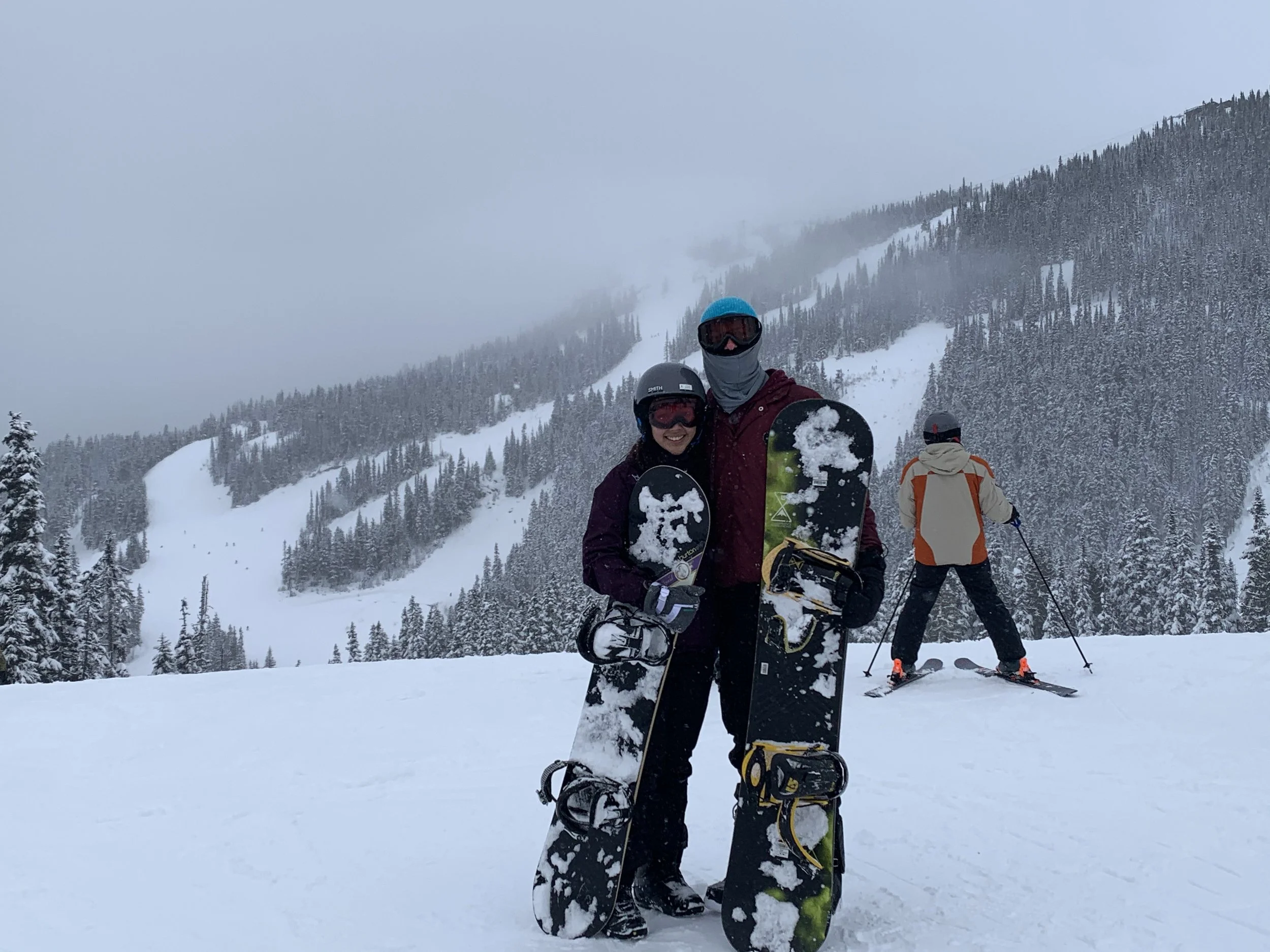Anne and Chandler at Whistler, Canada (2020)