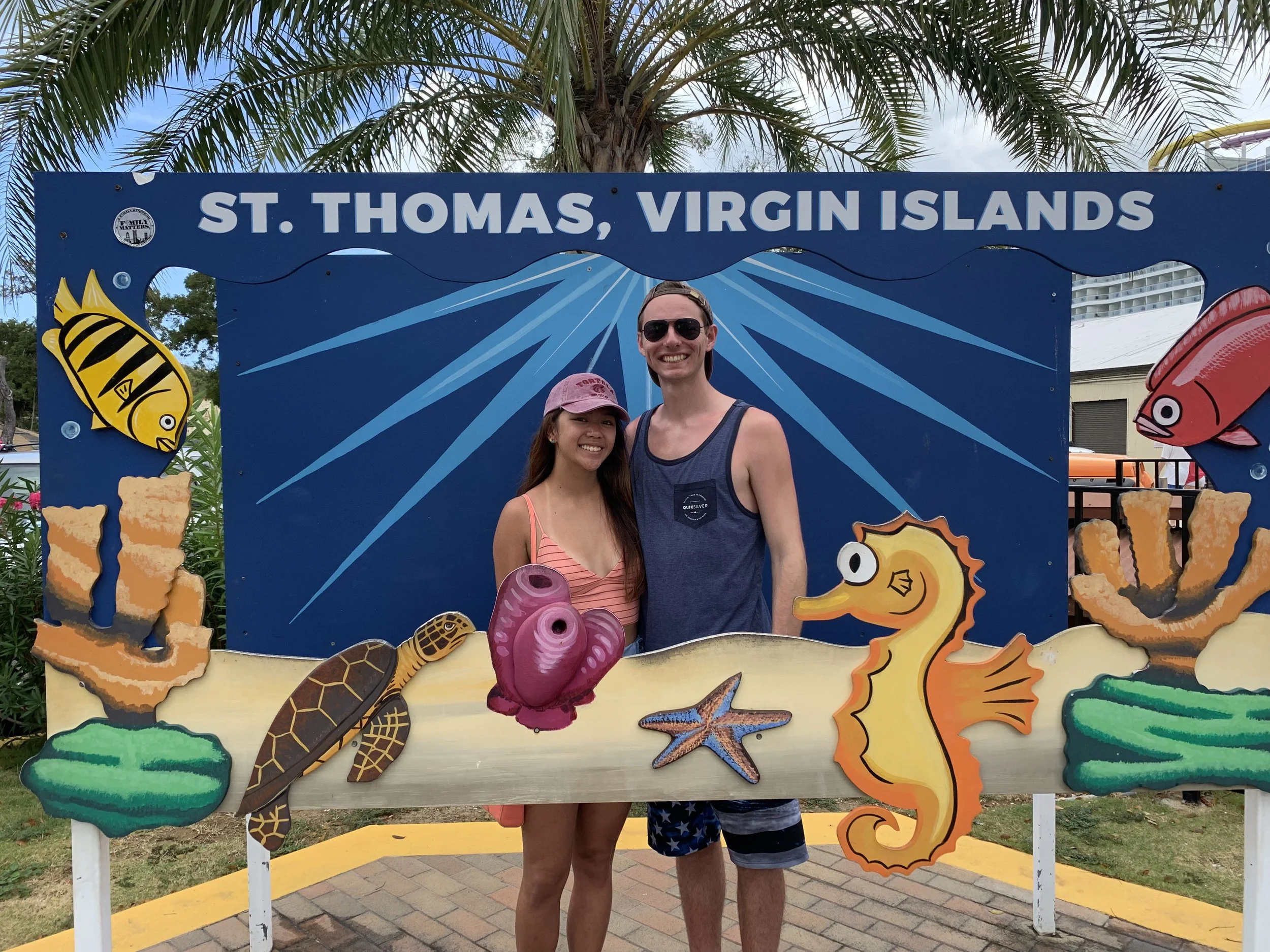 Anne and Chandler at the Virgin Islands (2019)
