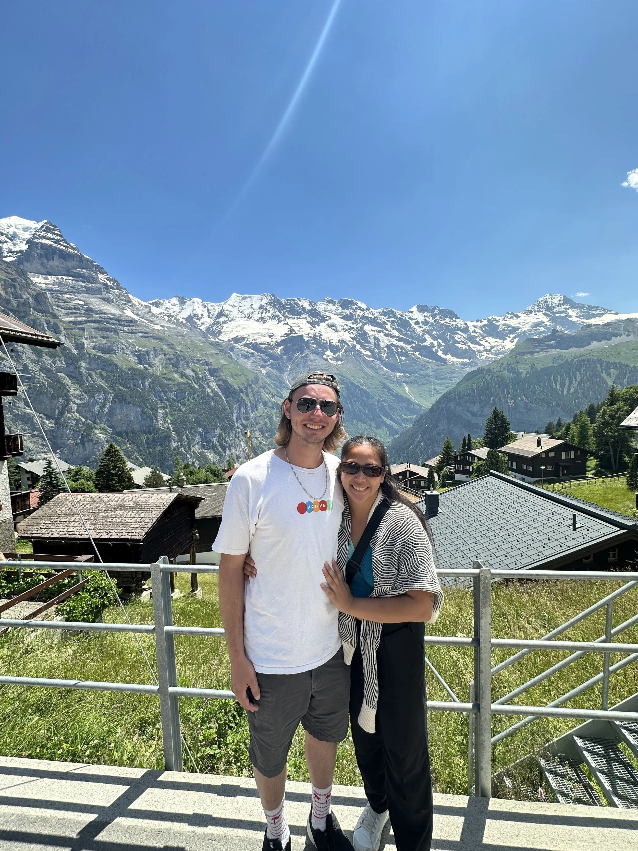 Anne and Chandler in Switzerland (2023)