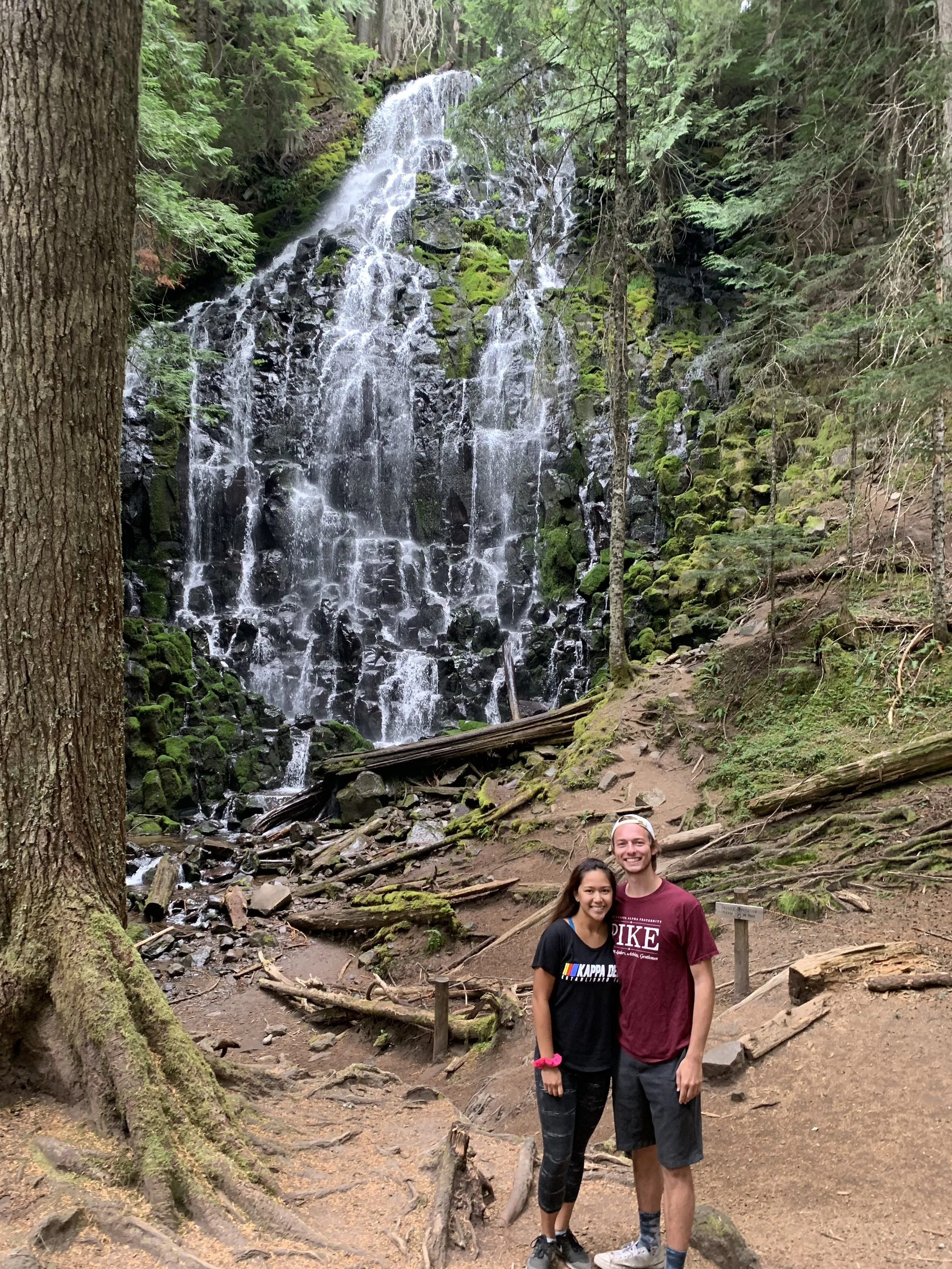 Anne and Chandler at Ramona Falls, OR (2019)