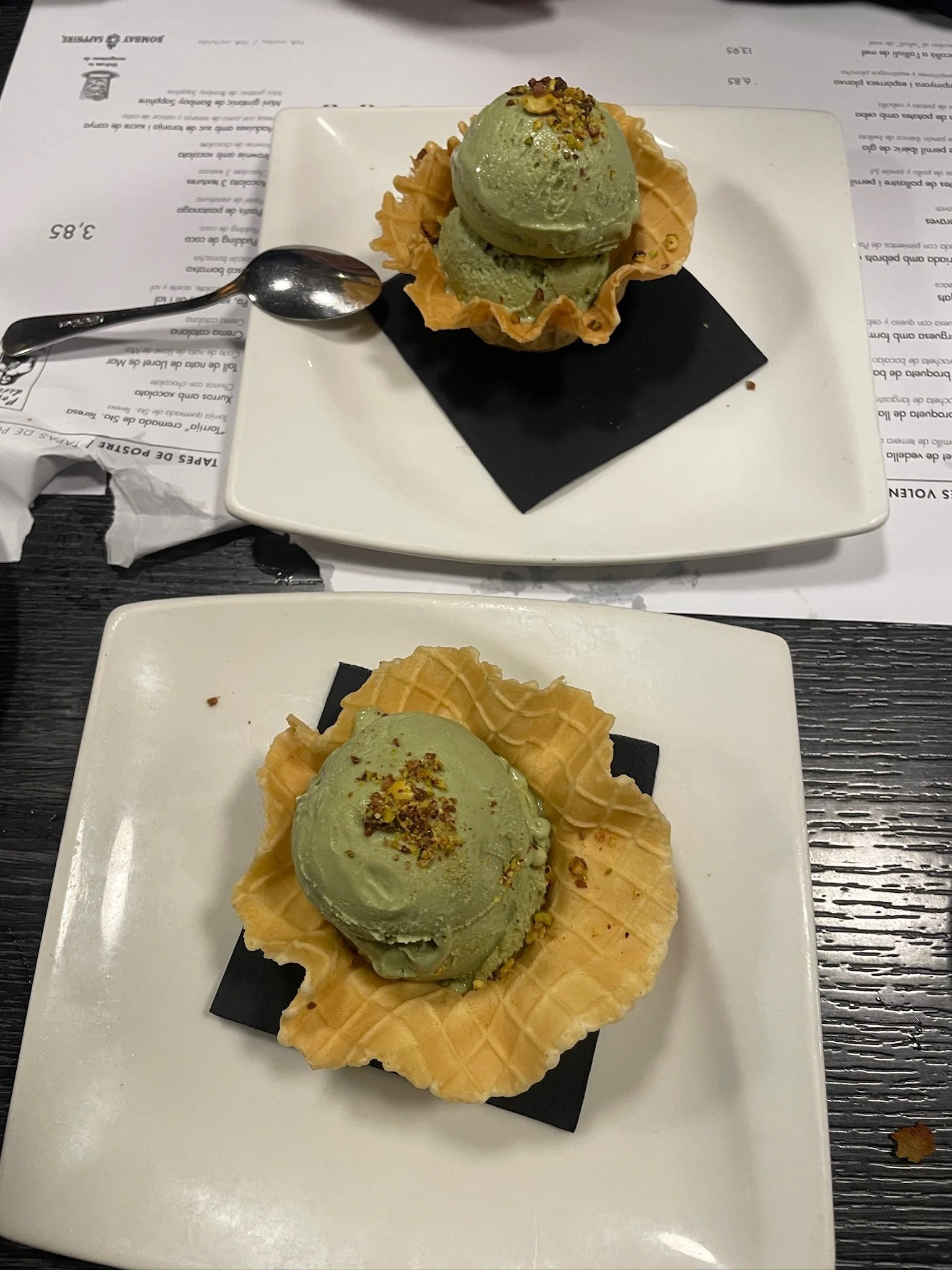 Pistachio Gelato for 2 this time