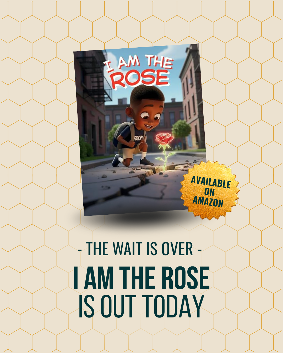 book launch announcement social media graphic for children’s author Reggie D Ford
