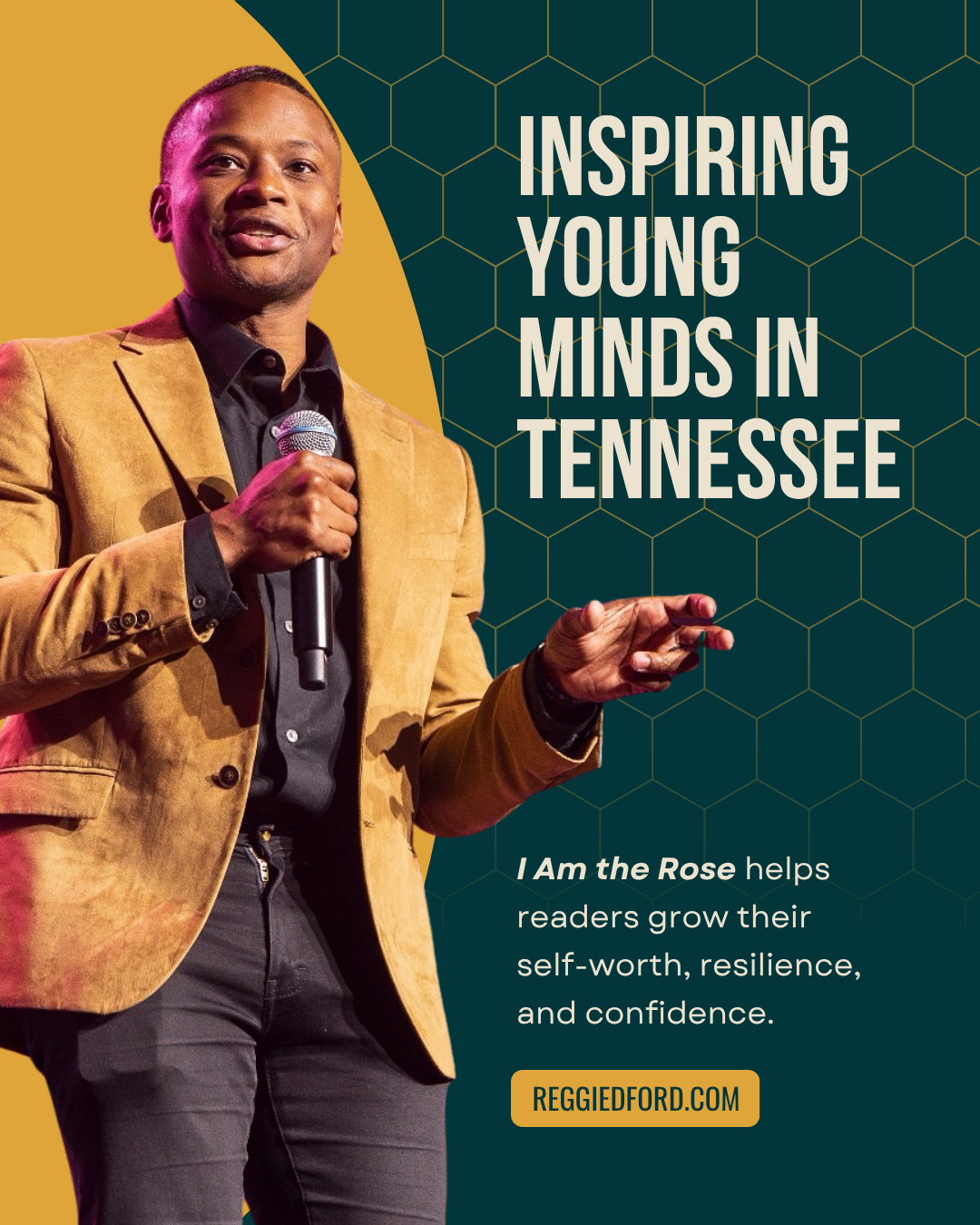 Author and speaker marketing asset design for social media and audience engagement campaign