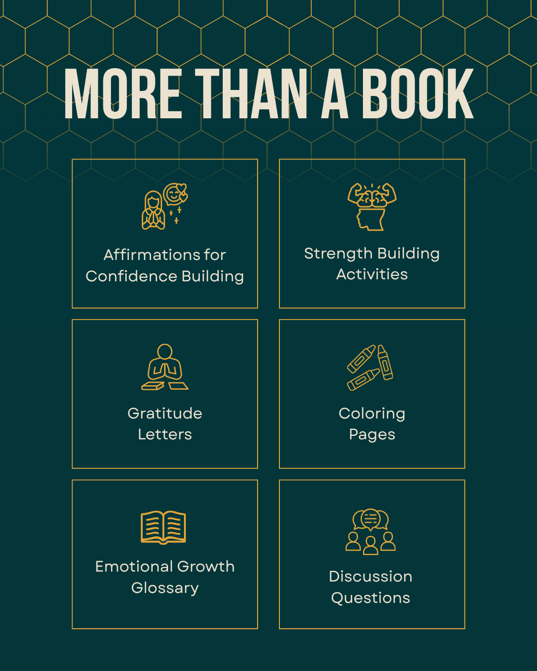 educational content graphic for children’s book marketing and developmental impact messaging