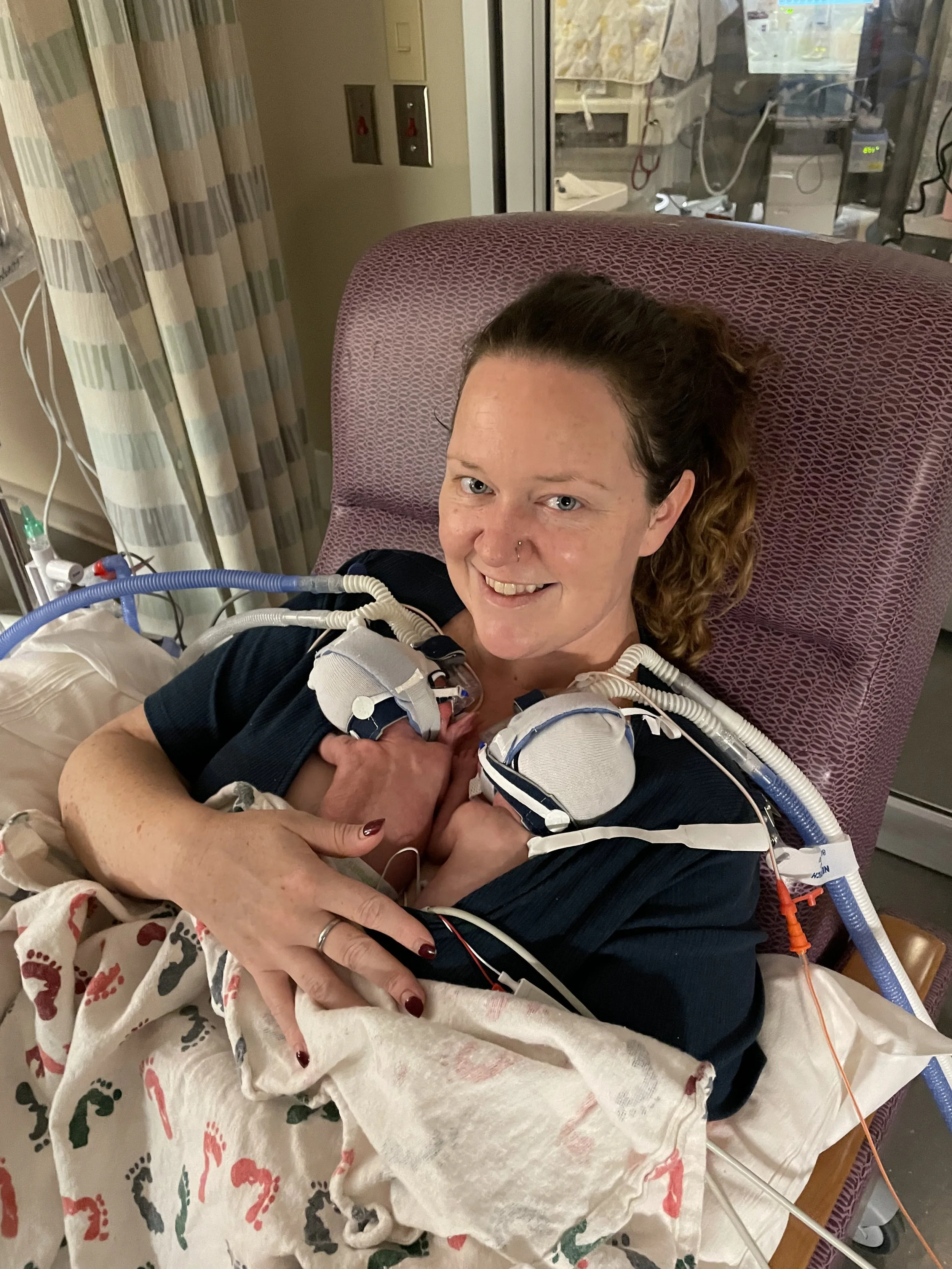 Being Brave in the NICU to me means...