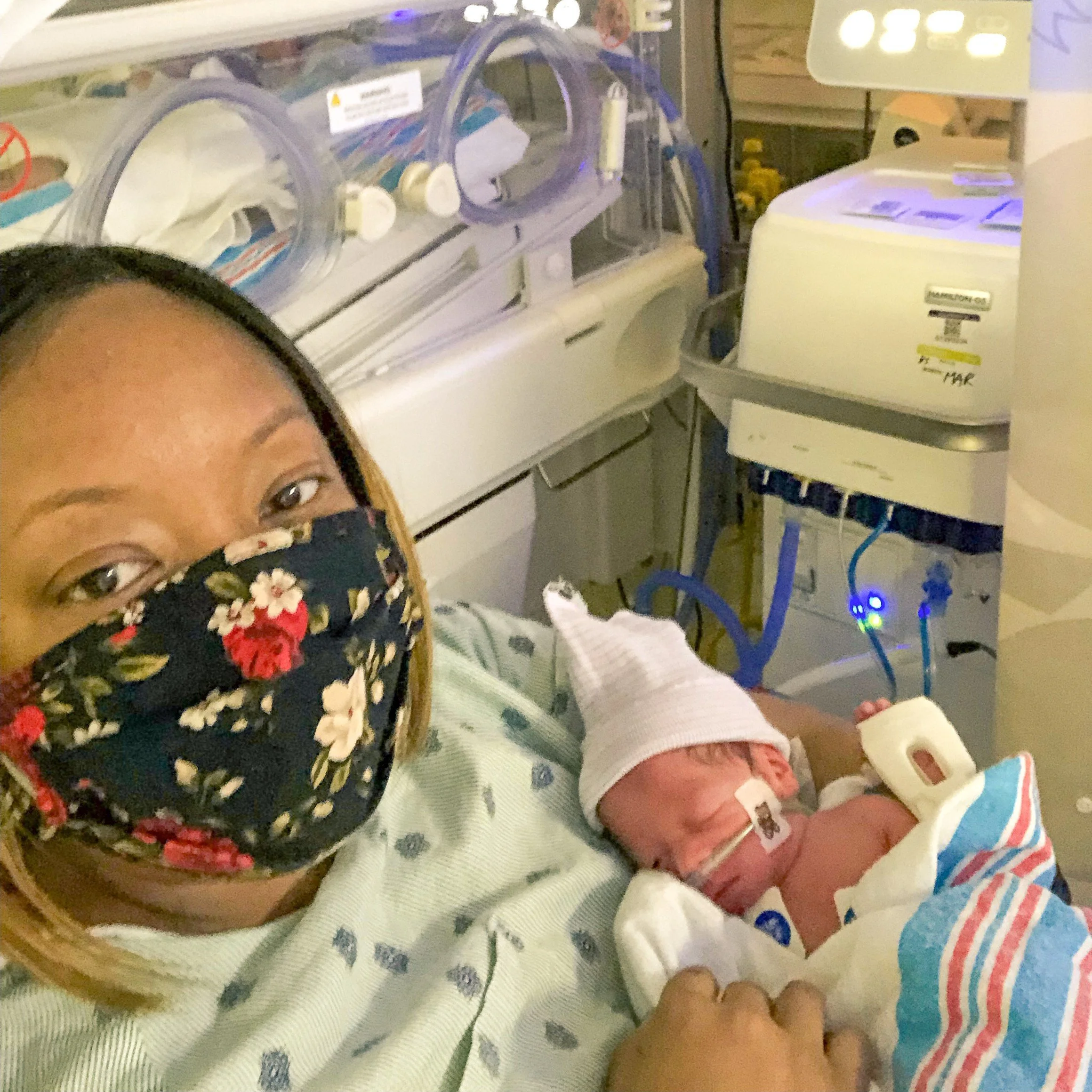 Black Mom...must be a smoker