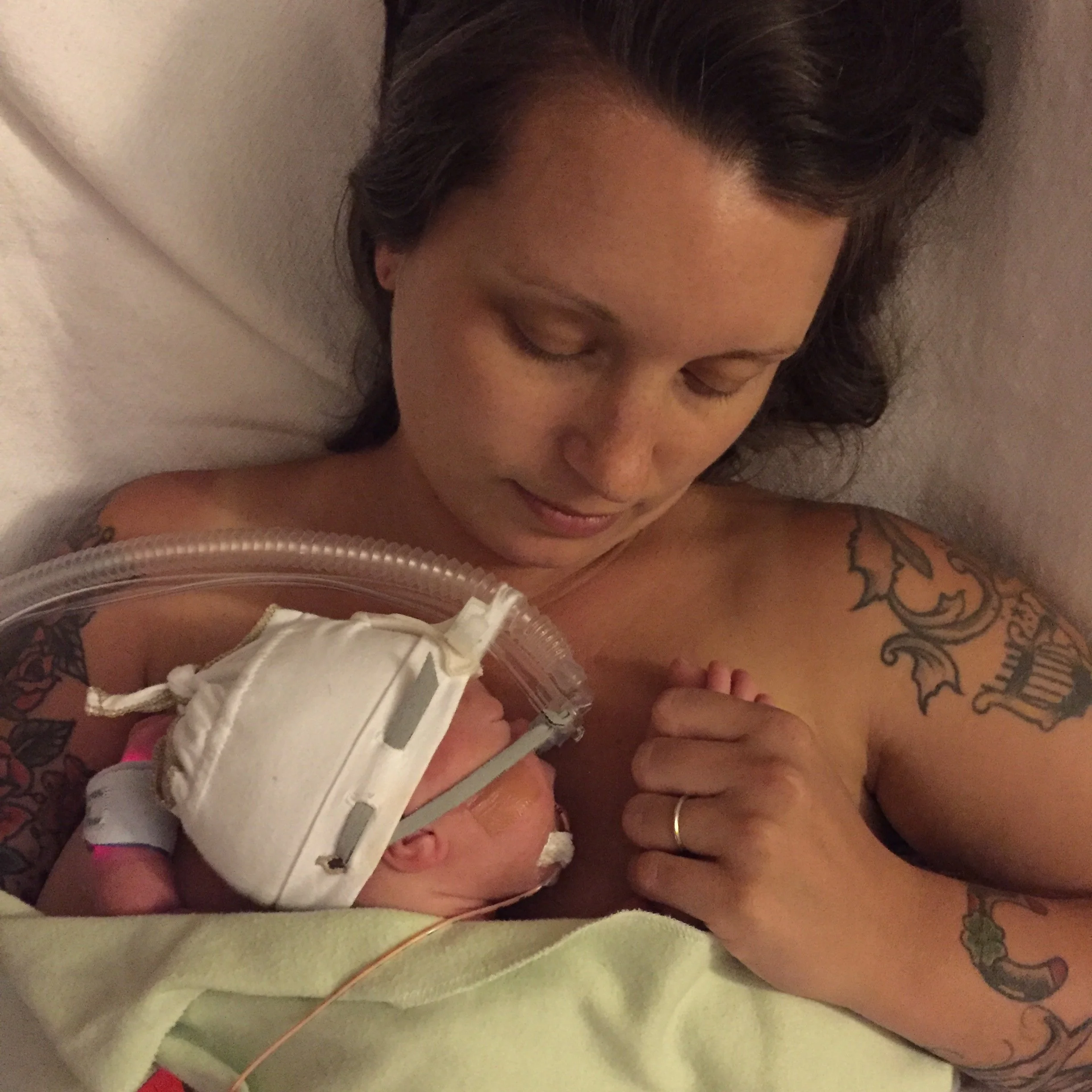 I learned to let go of any preconceived notions... life after birth with my preemie.
