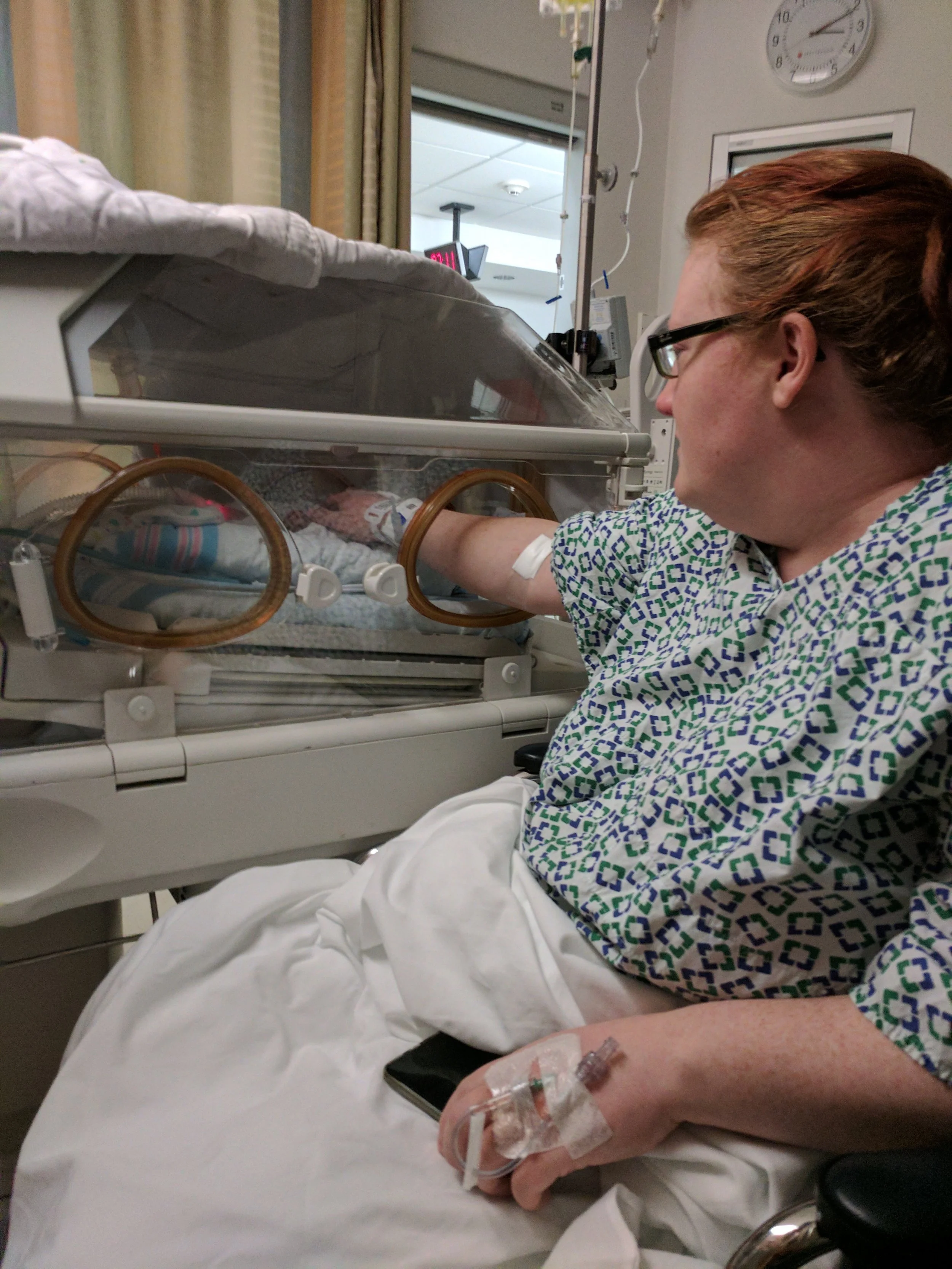 When I first saw her...