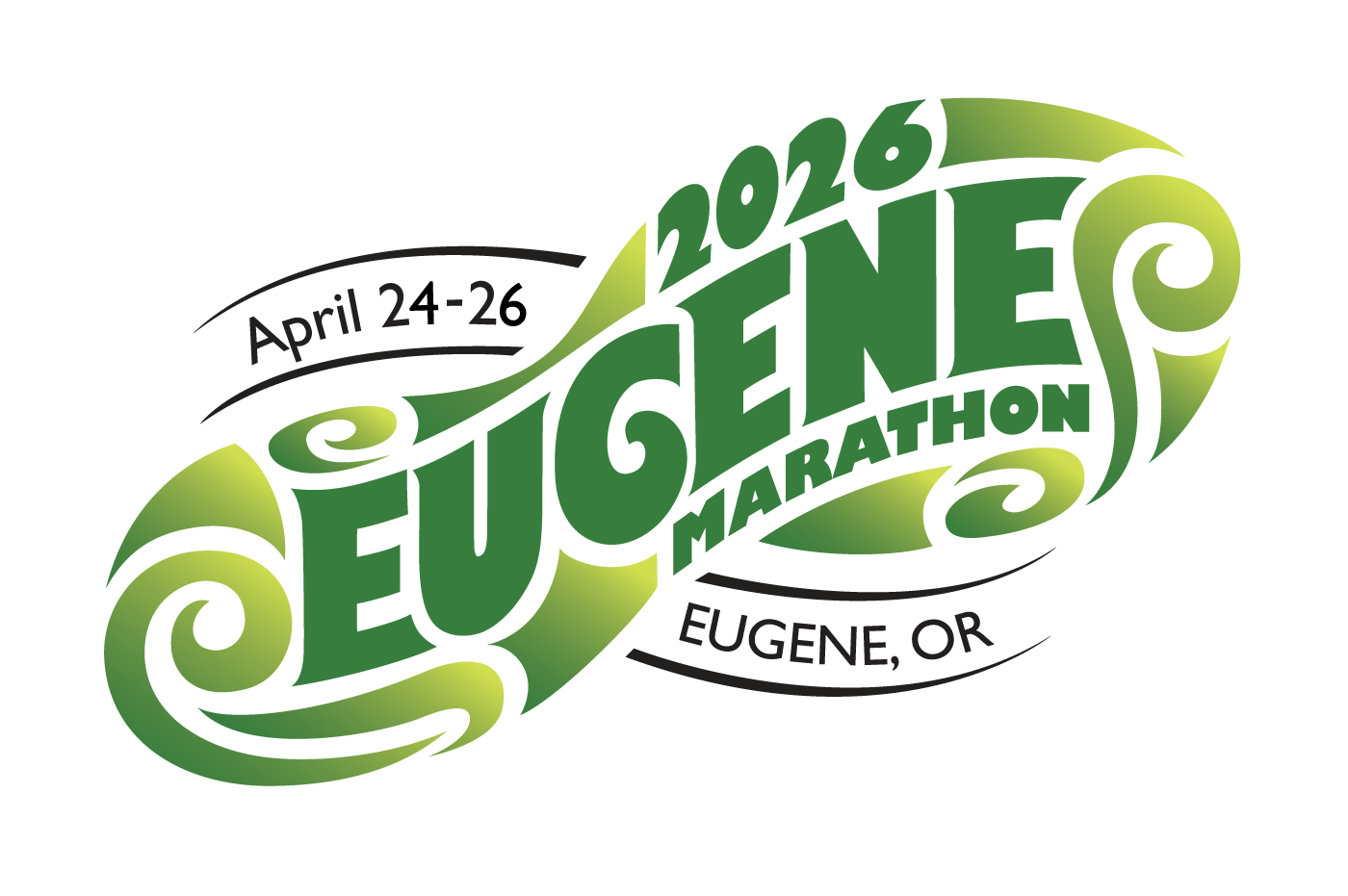 Graphic of a green chameleon with a yellowish underside, facing right, with a long curled tail and a rounded head.