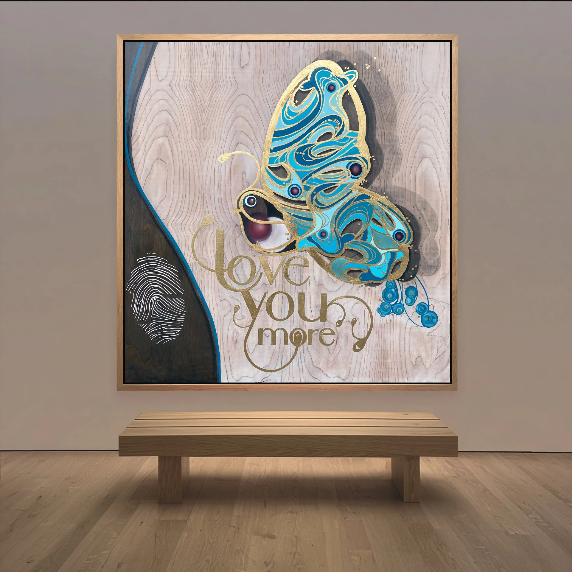 Love You More Painting | Completed, from my heart to yours