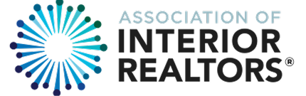 Association of Interior Realtors features a blue star burst icon