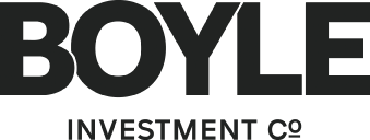 Boyle Investment Company logo in black and white