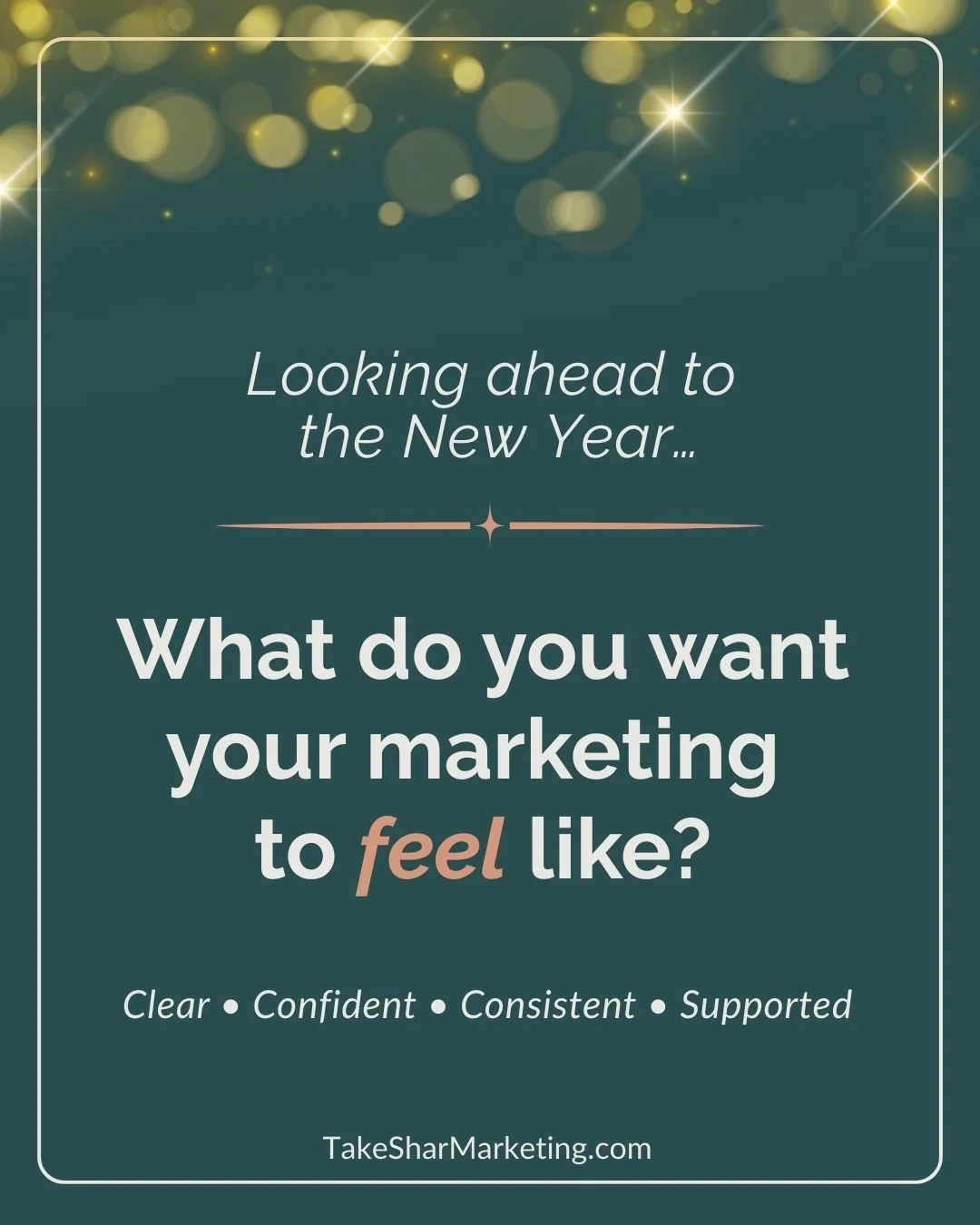 As we settle into this quiet space between Christmas and the New Year, I&rsquo;ve been thinking a lot about how marketing feels for so many small business owners.

Not what you&rsquo;re posting.
Not how often.
Not which platform.

But how it actually