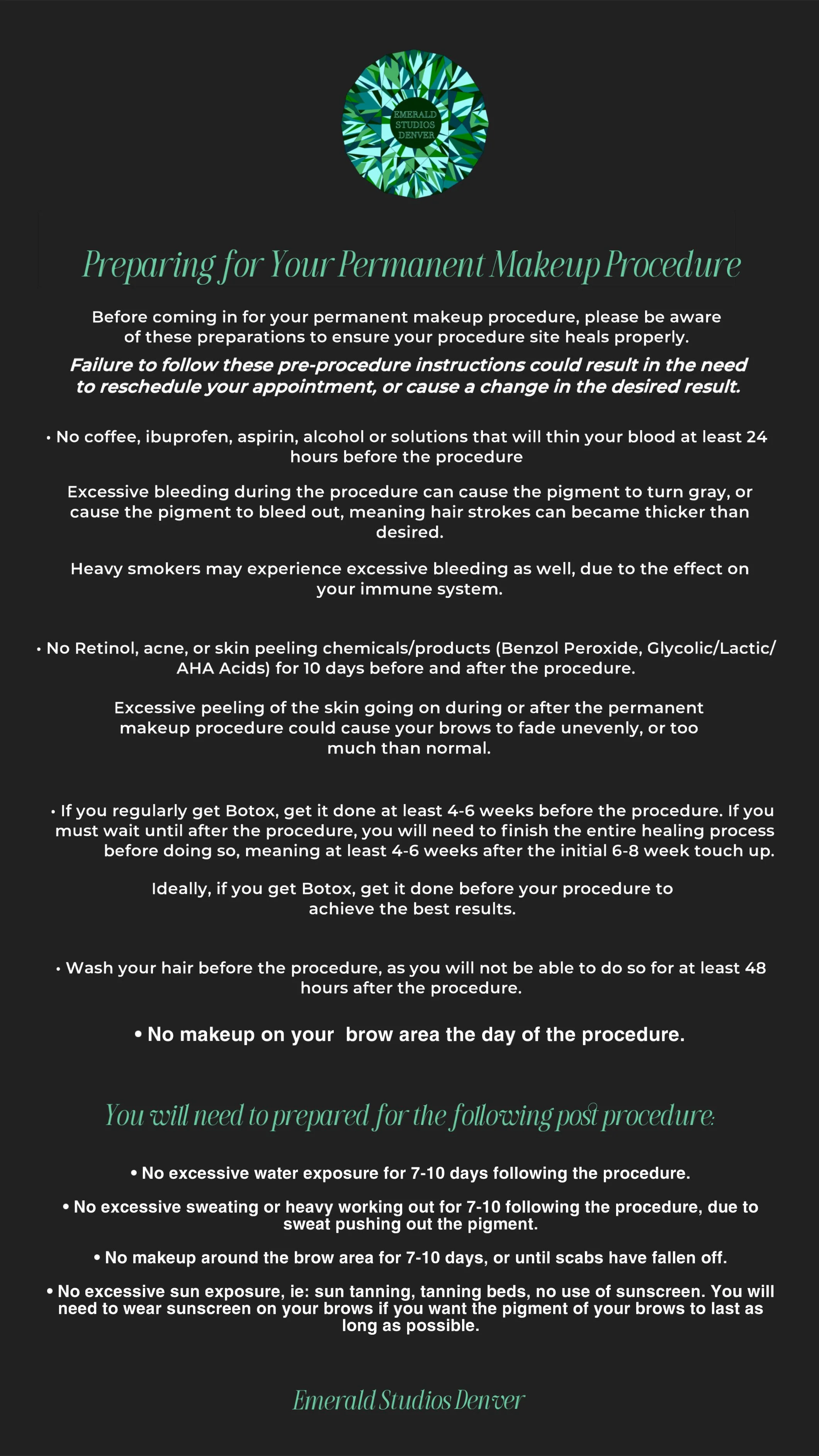 Permanent Makeup Contraindications