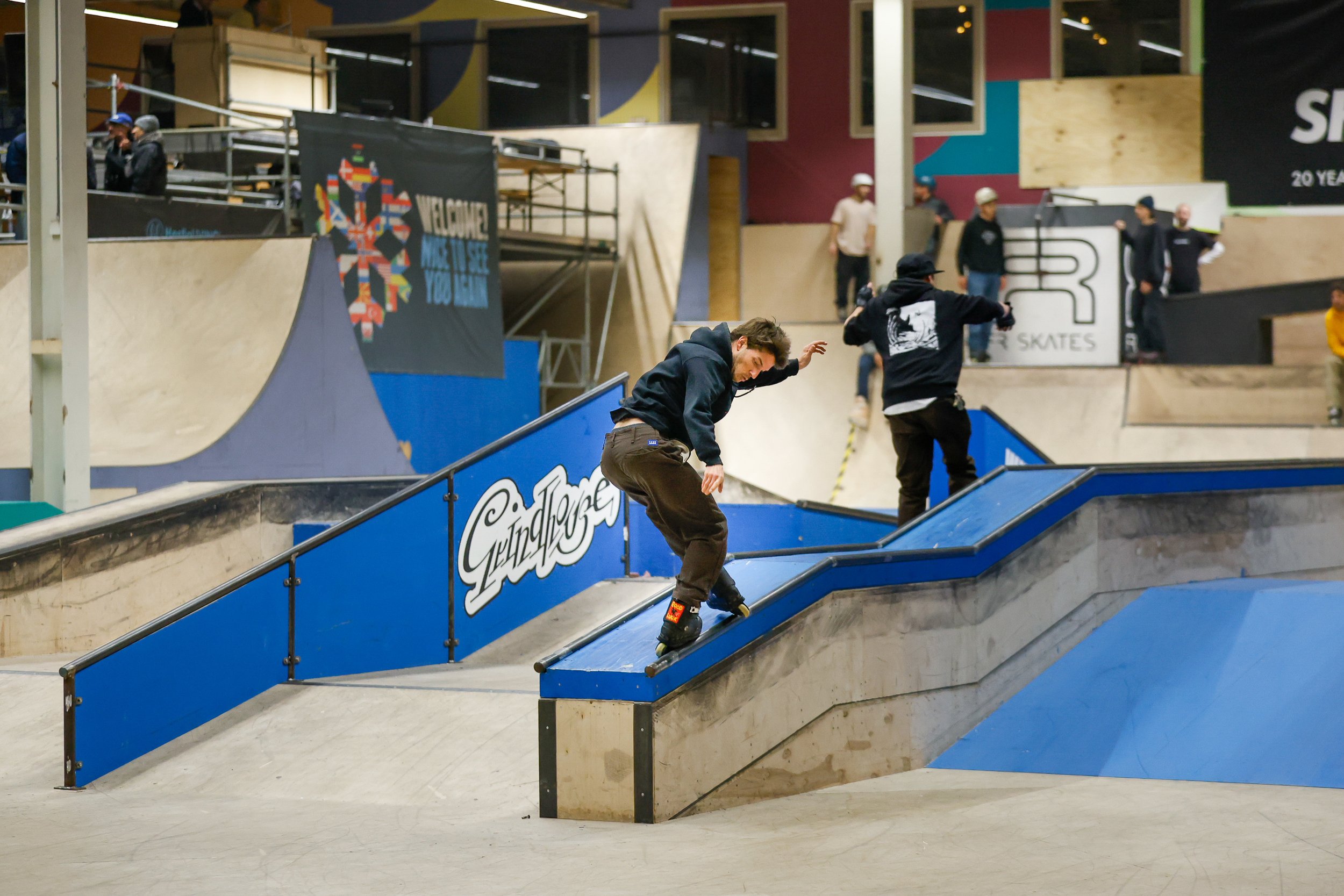 inline skater in actie tijdens winterclash. gefotografeerd door VTV Portraits Eindhoven