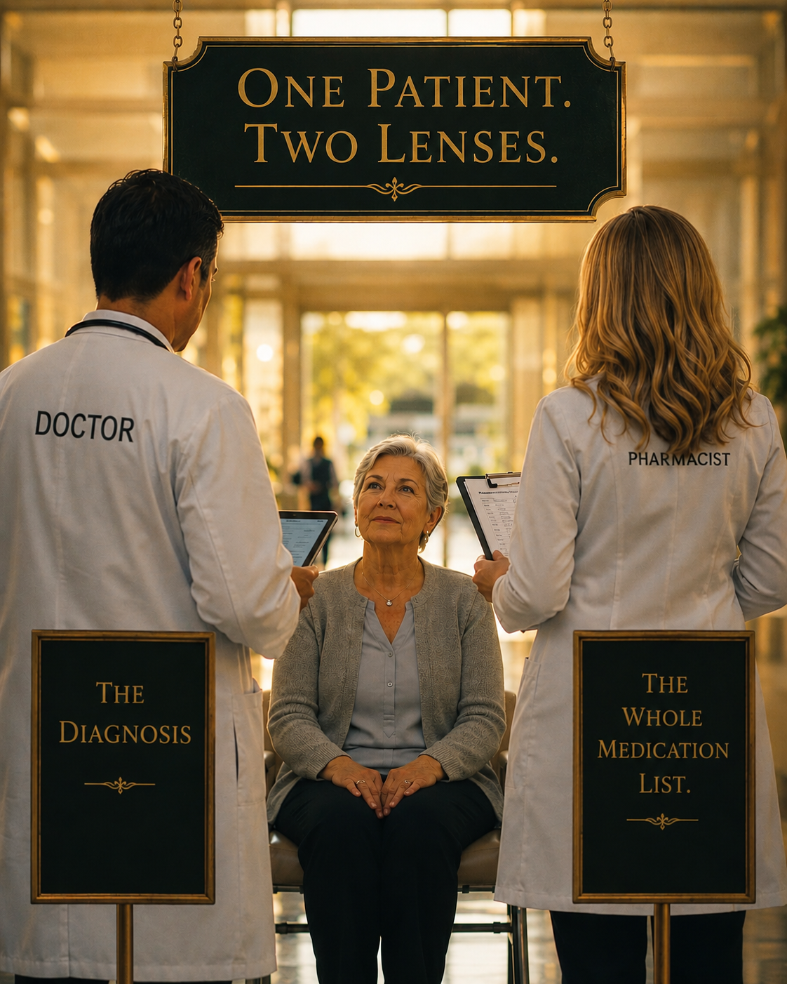 A Pharmacist and a Physician Can Look at the Same Patient and See Two Different Problems