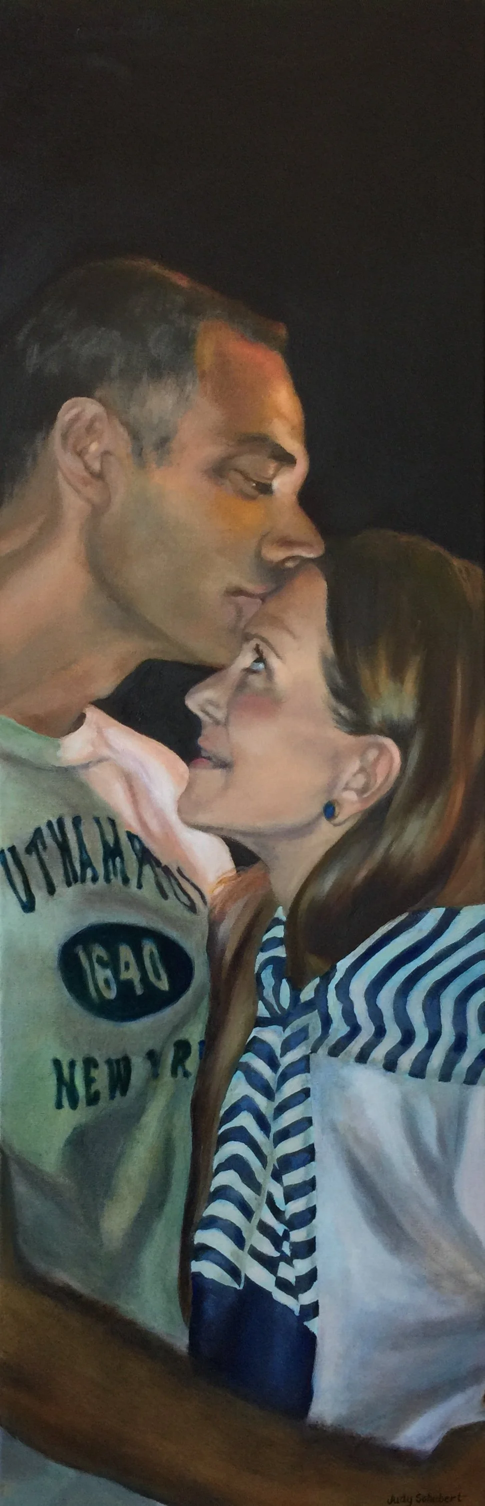Katy and Emilio 36x12 Private Collection