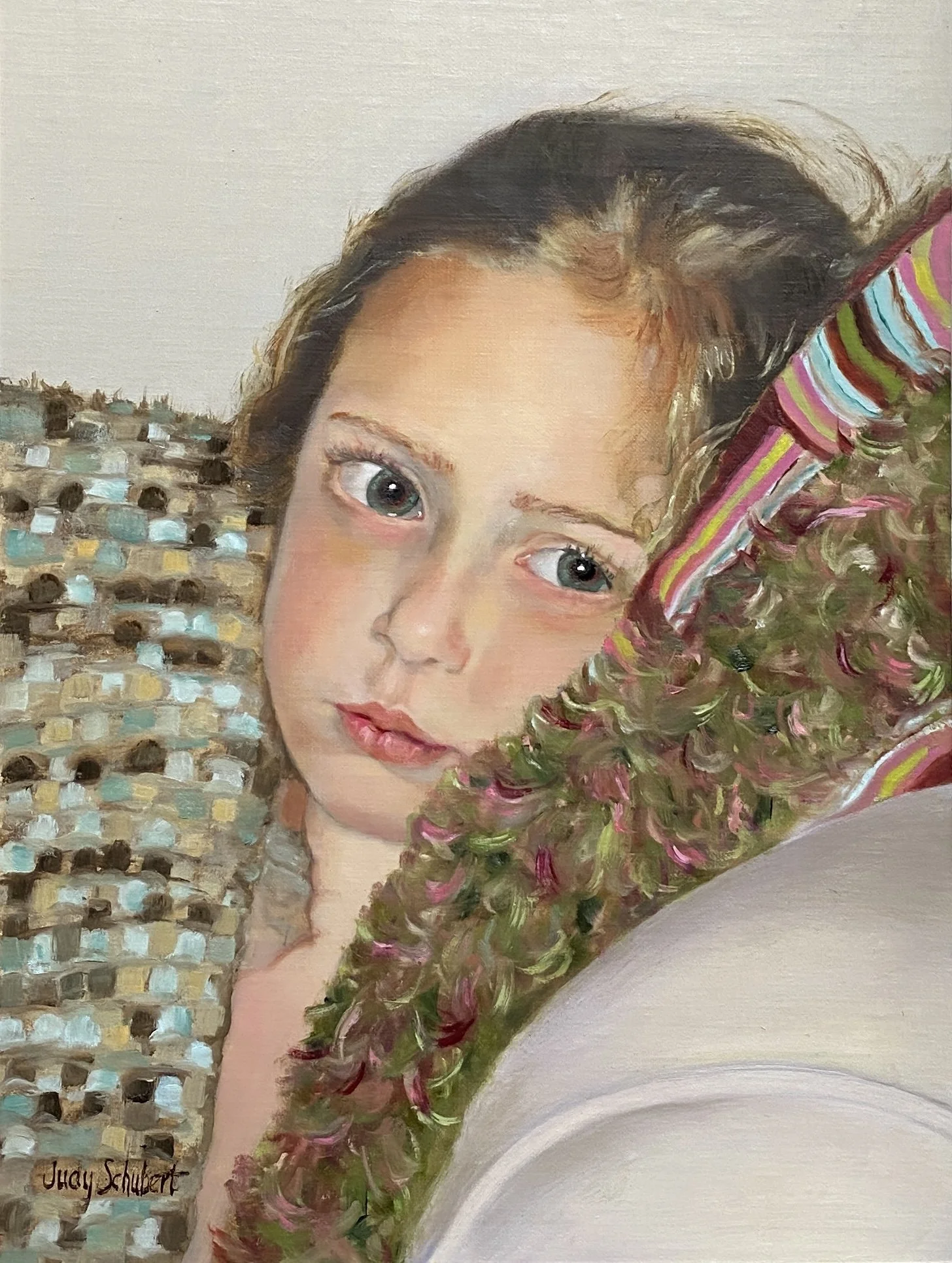 Ashley Lost in Thought 12x9 Private Collection