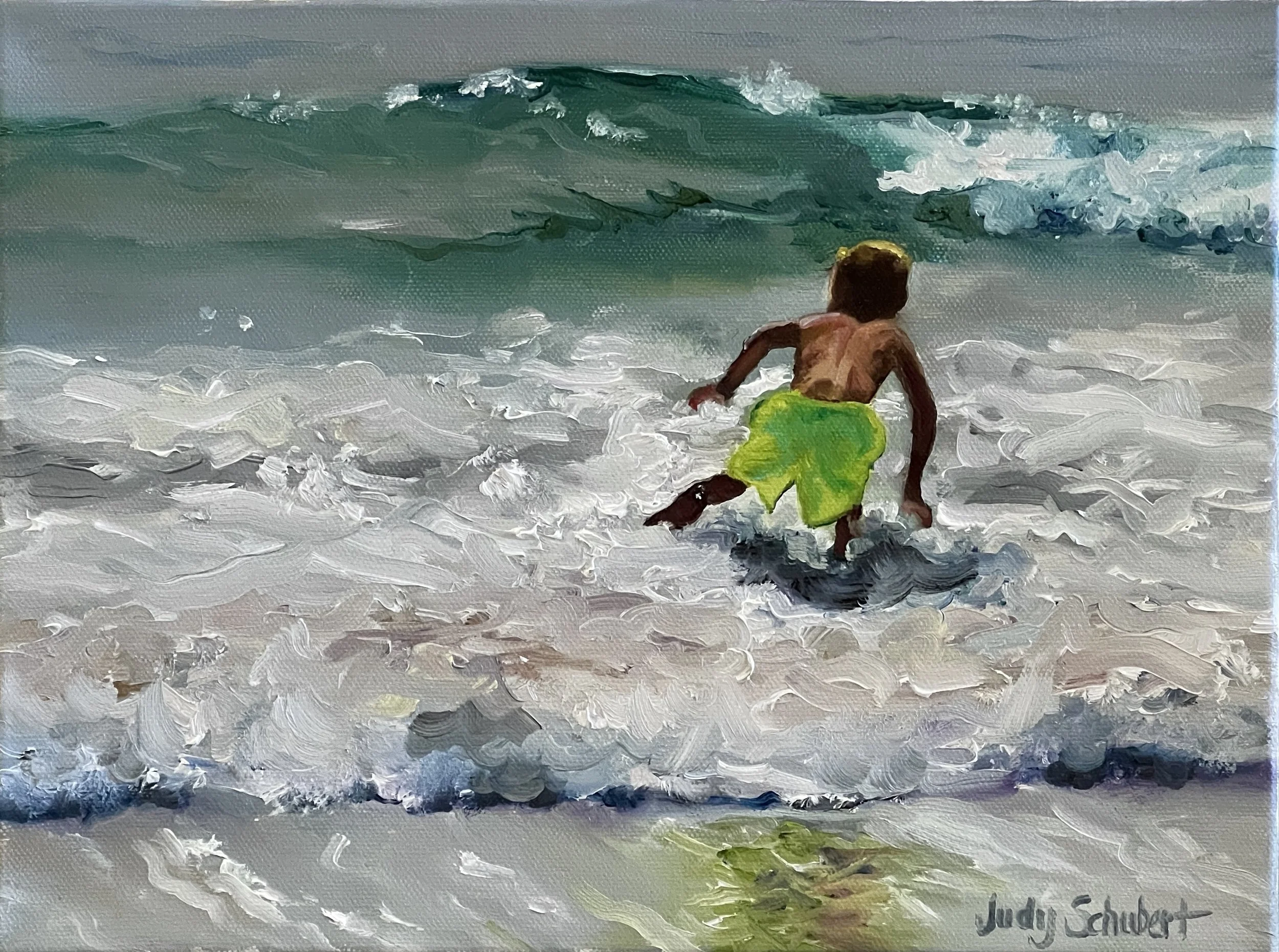 Watch, Mom! 9x12 Sold