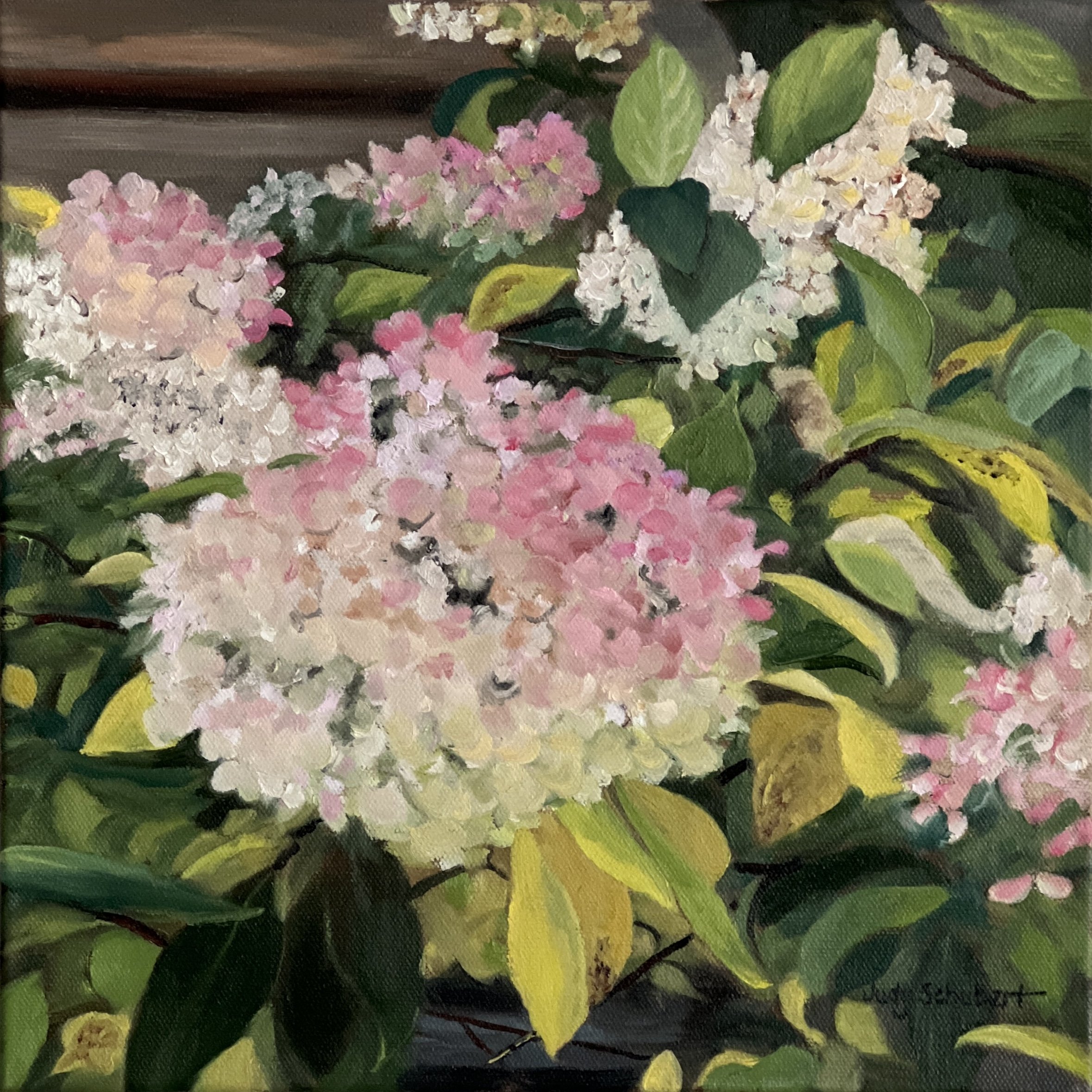 Roni's Hydrangeas 12x12 Sold