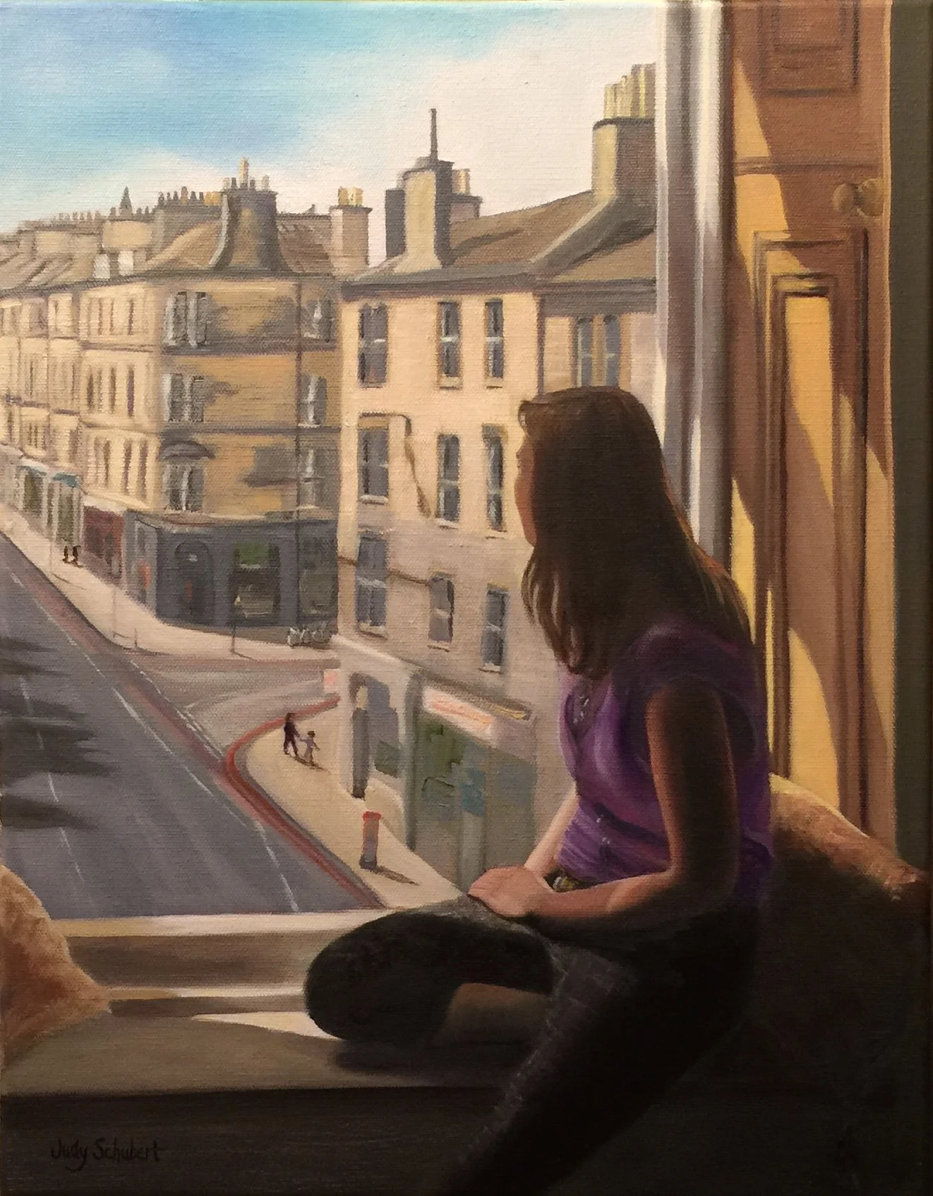 Morning in Edinburgh 18x14 Sold
