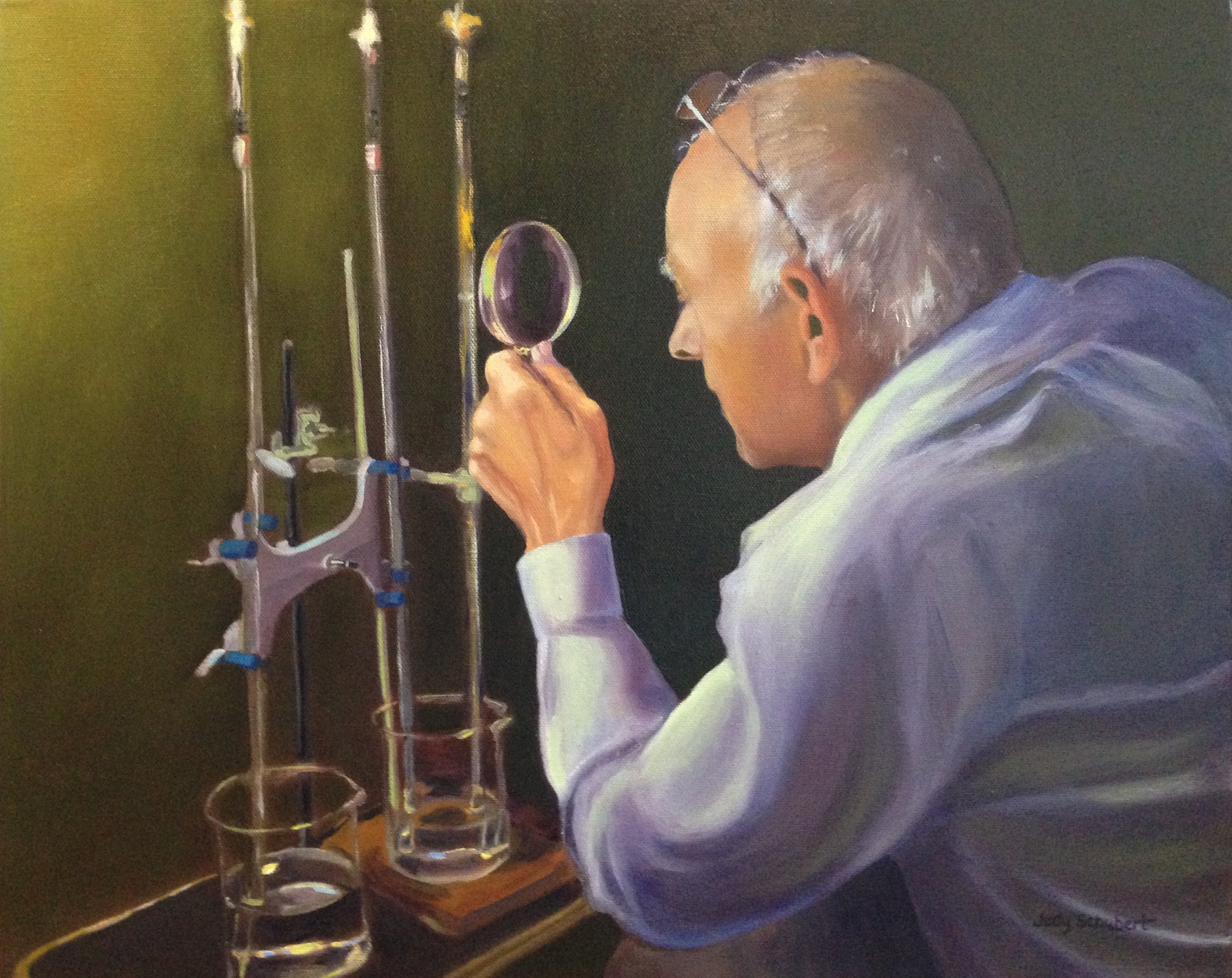 Reading the Meniscus 16x20 Private Collection