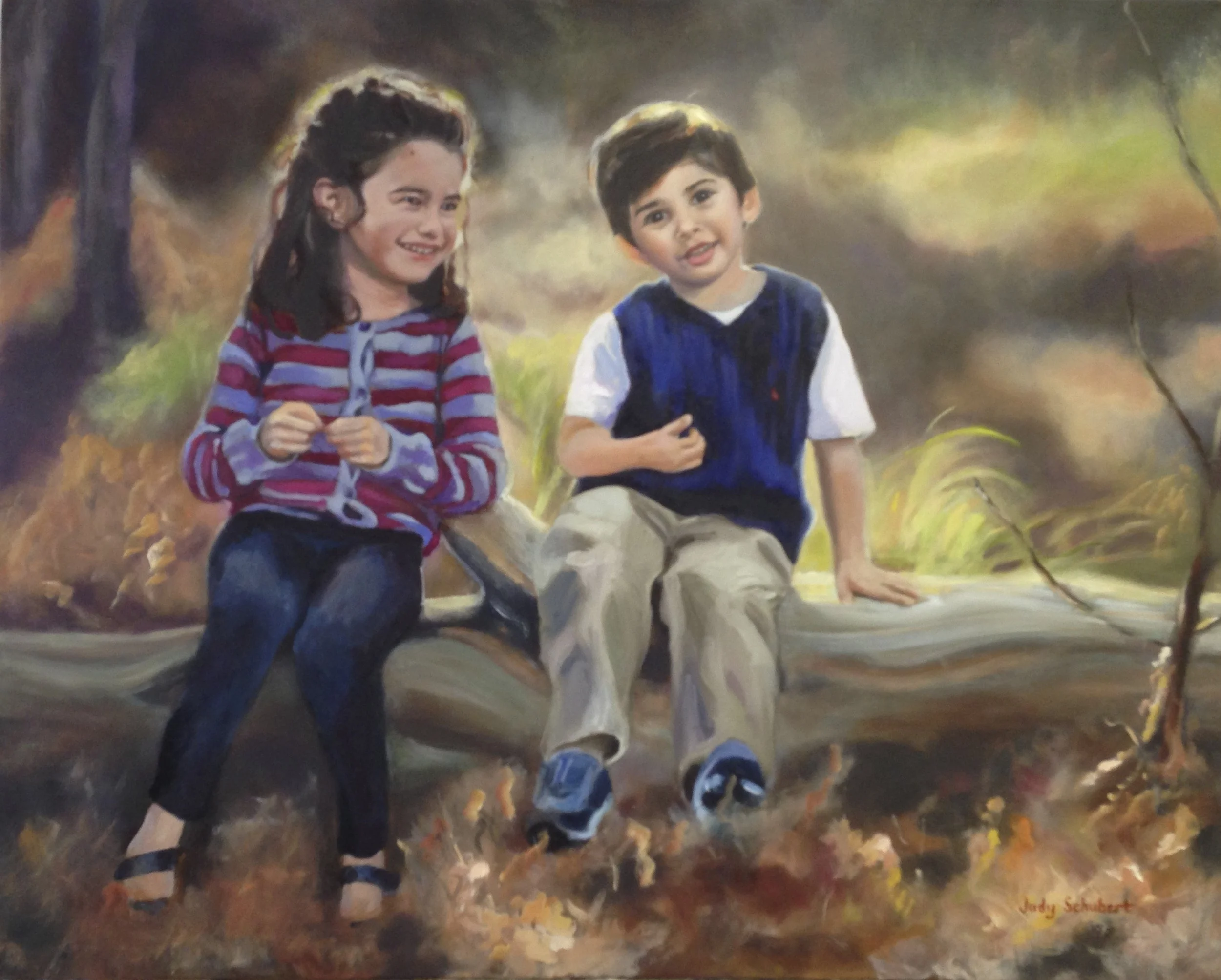 Jordan and Drew 24x30 Sold