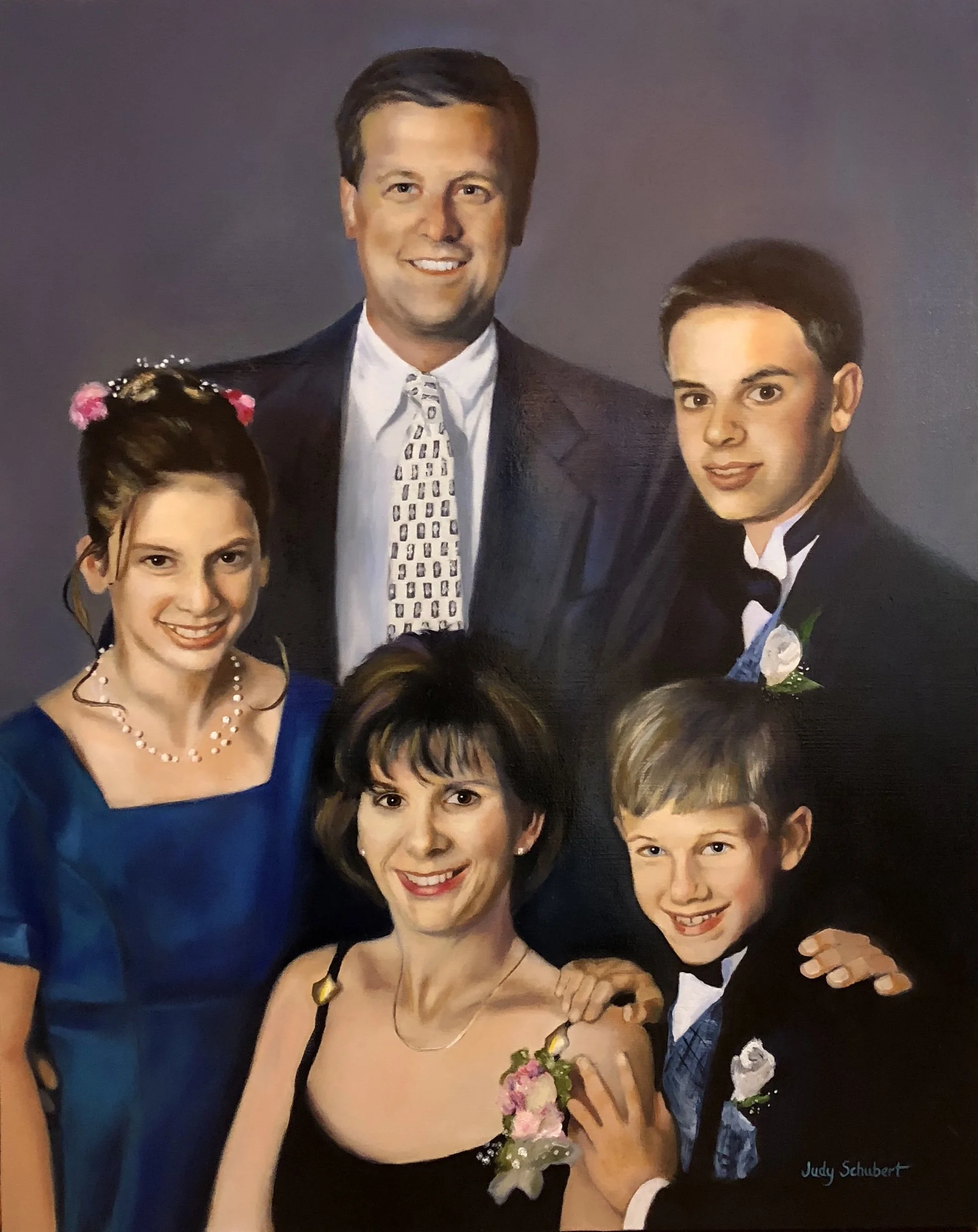 The Schiech Family 30x24 Sold
