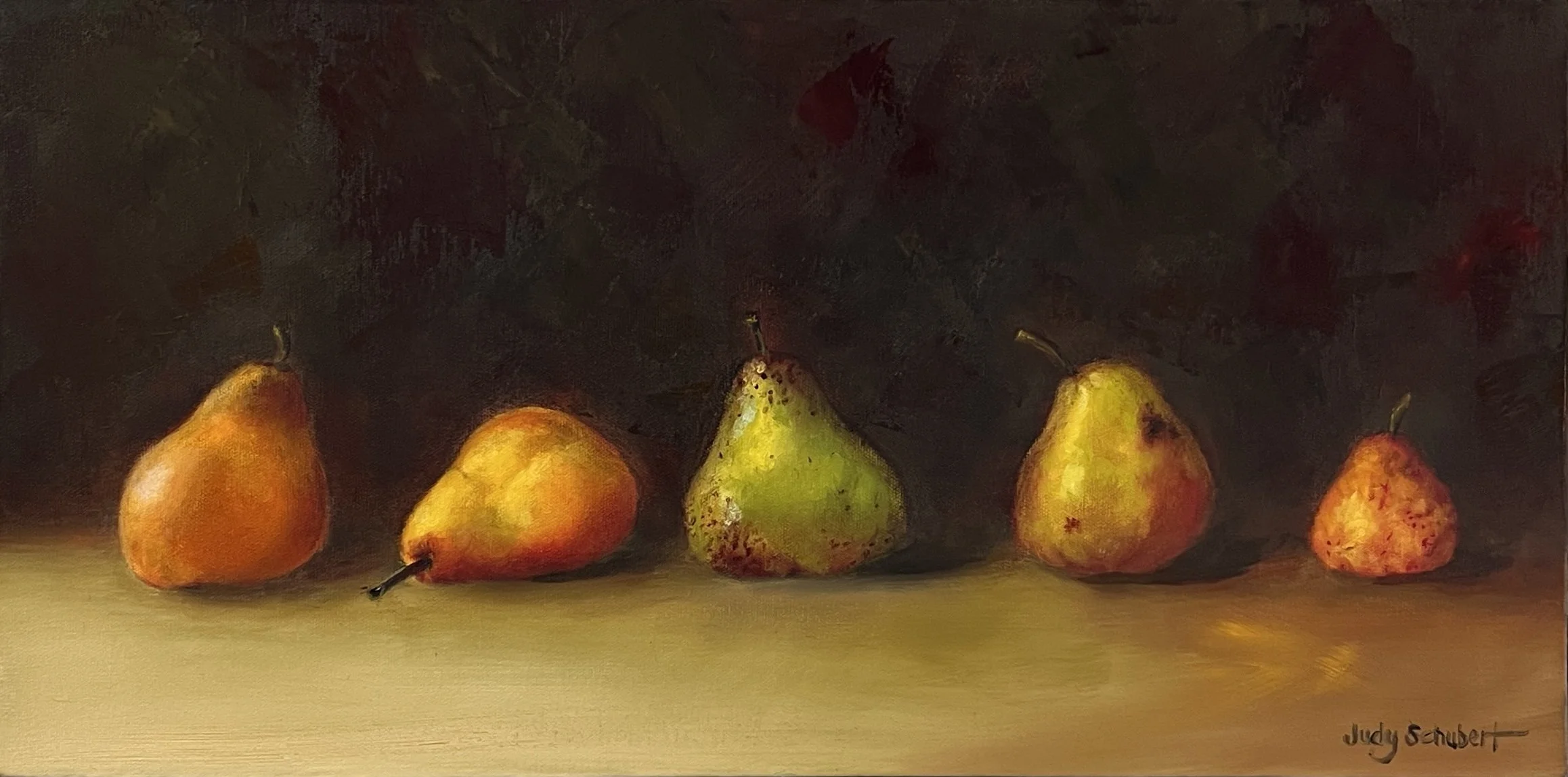 Pear Quintet 12x24 $900