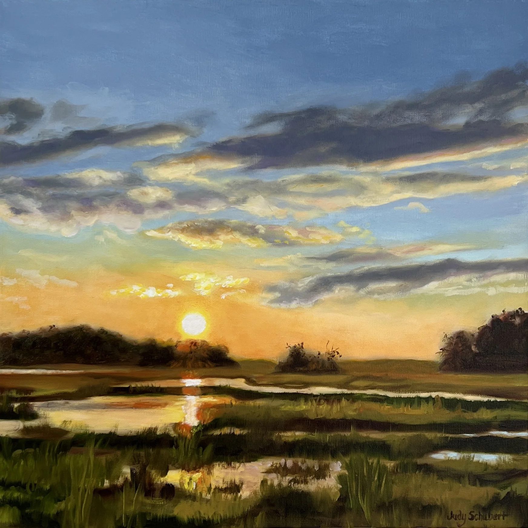 Rye Sunset 20x20 Sold