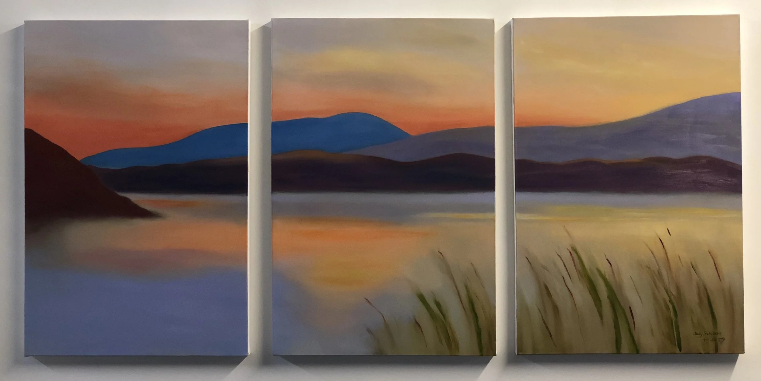 Untitled Triptych 30x60 Private Collection