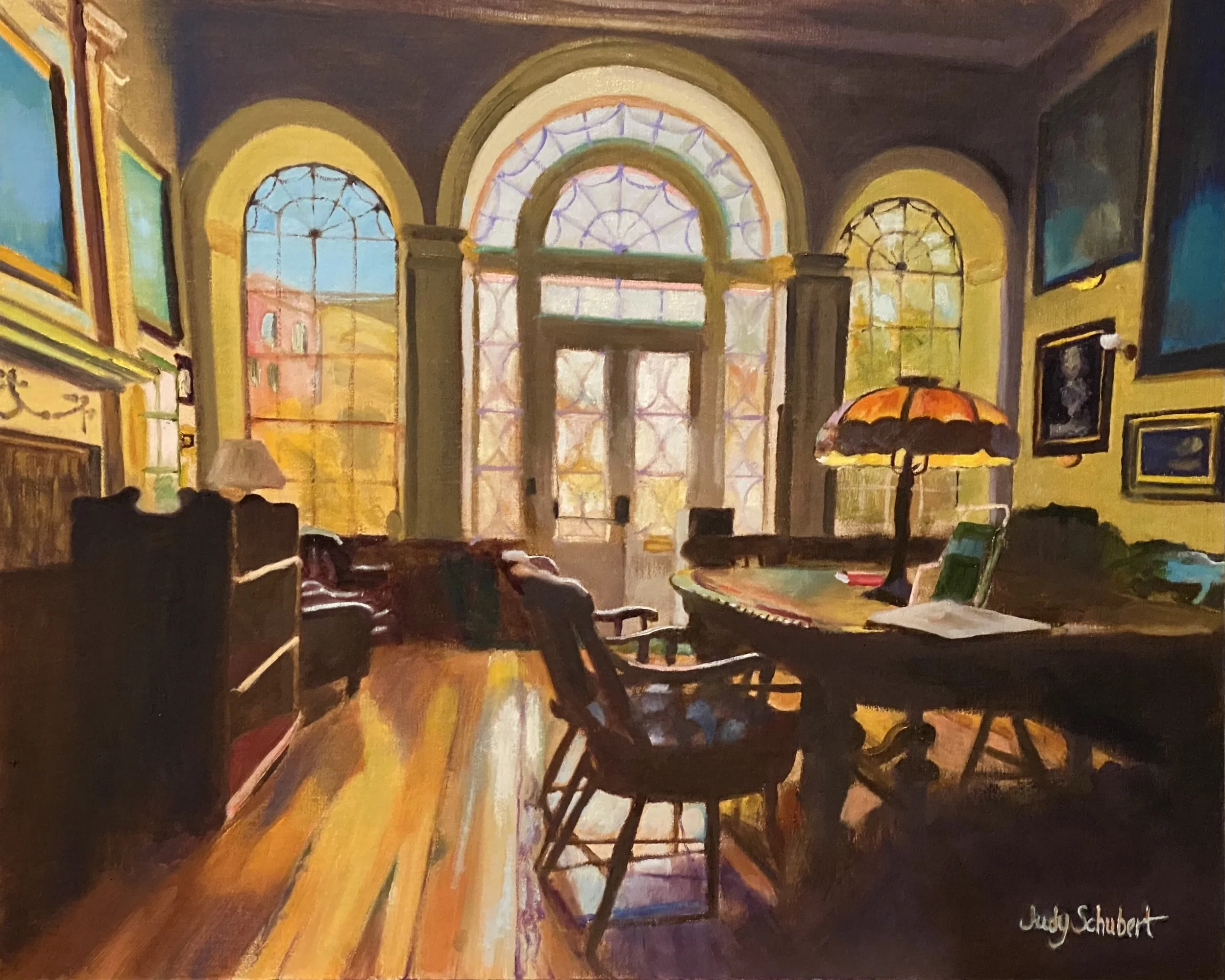 Reading Room Sunlight 20x16 Sold