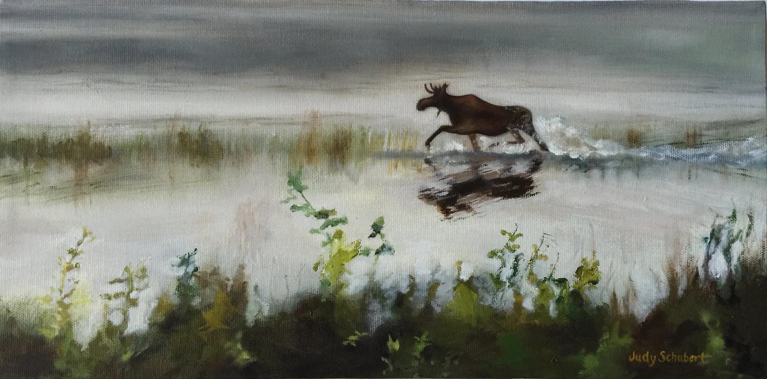 Moose for Pete 8x16 Private Collection