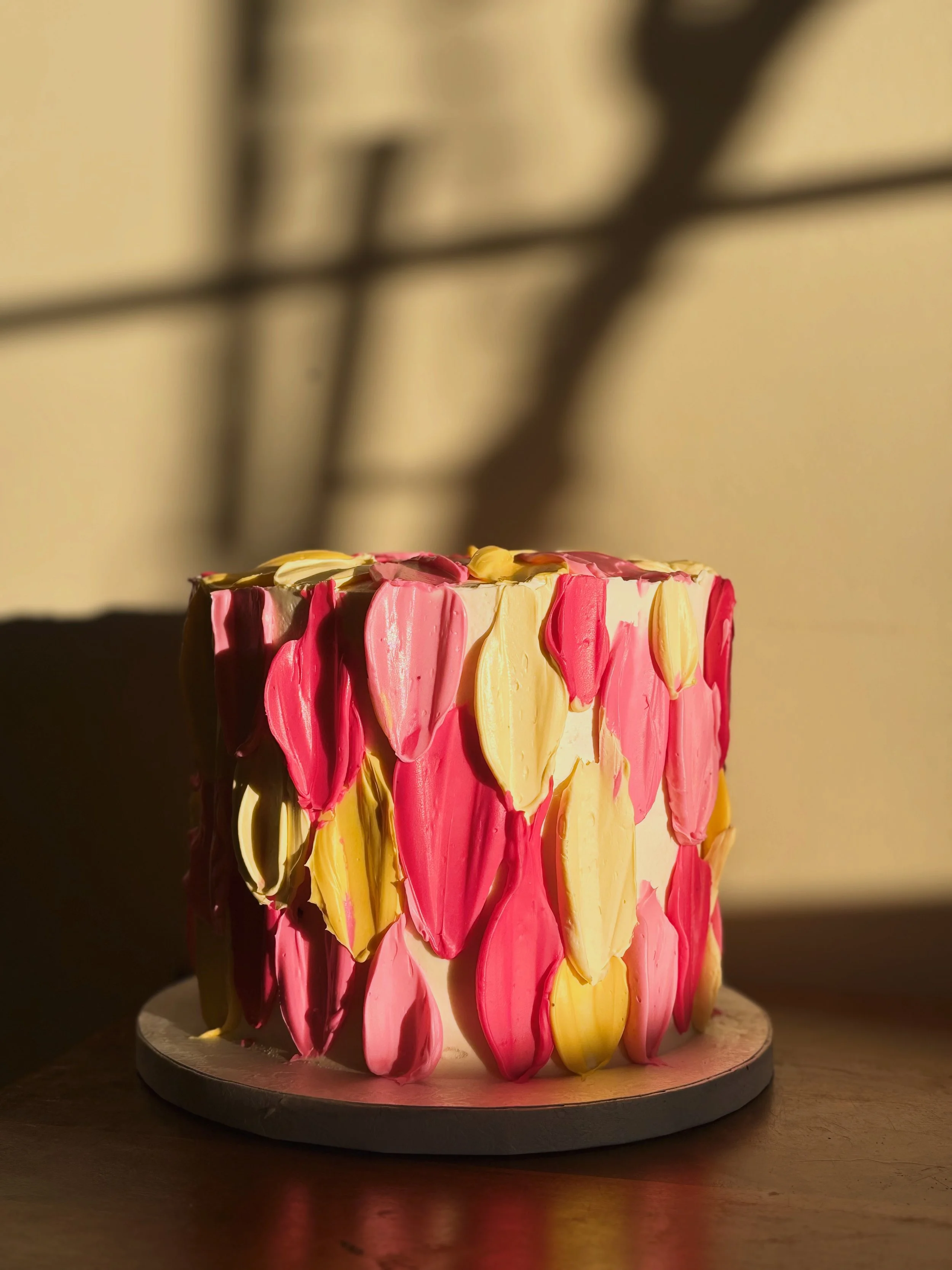Custom buttercream celebration cake, Joshua Tree