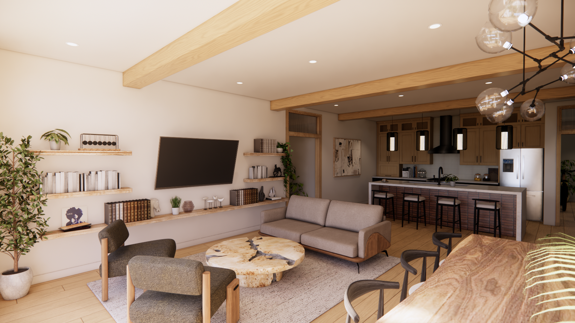 Mill District living spaces