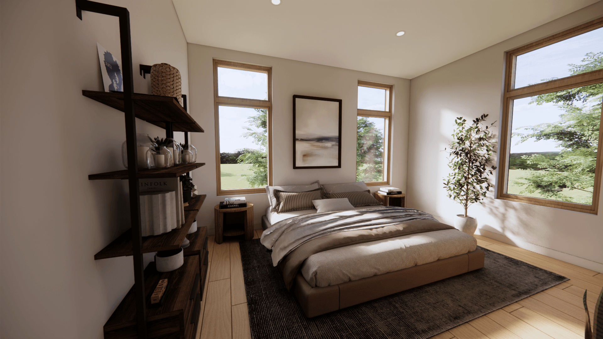 Mill District Residential - Bedroom rendering