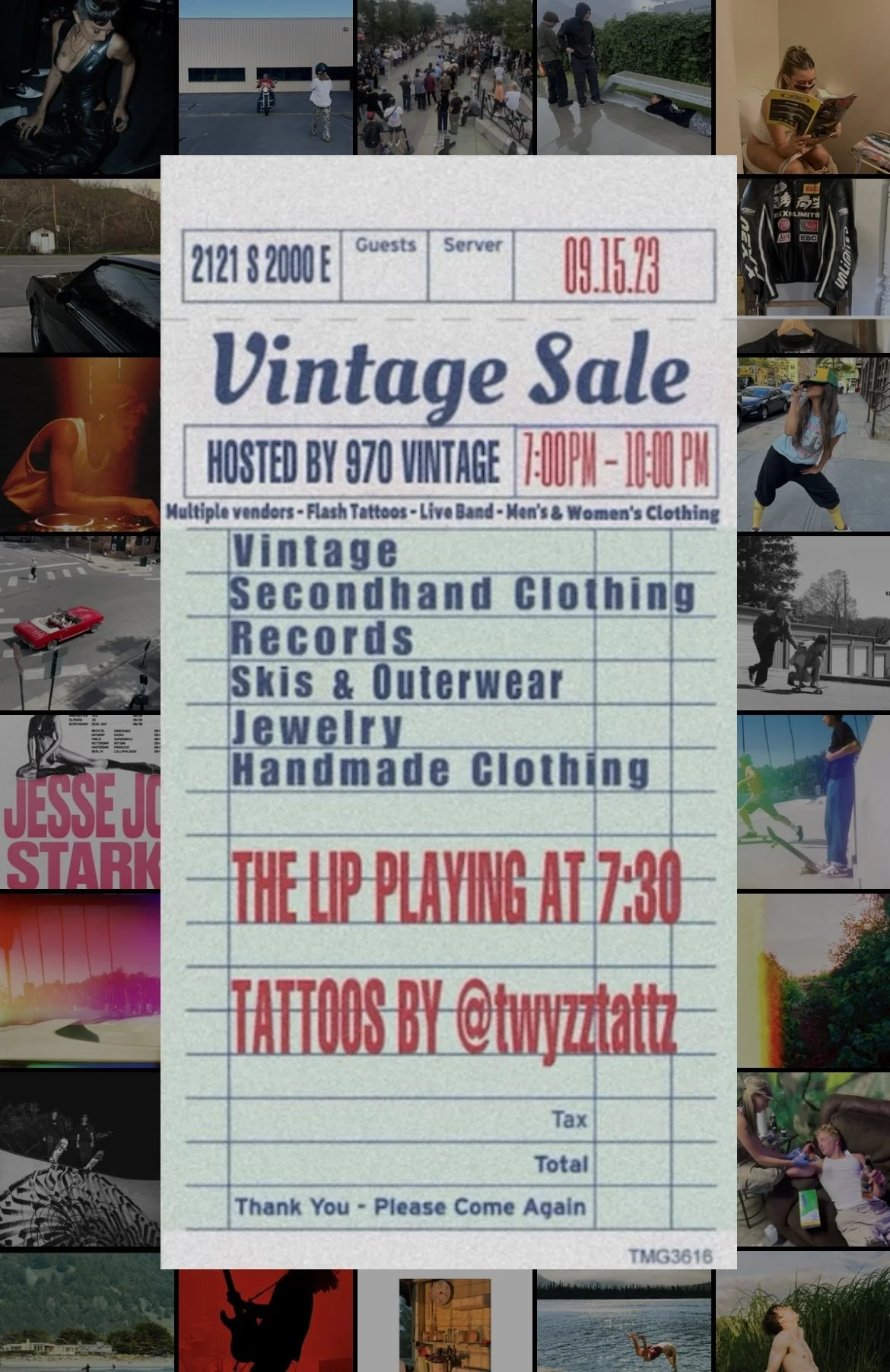 POSTER DESIGN + SETTUP + PROD / 970 VINTAGE