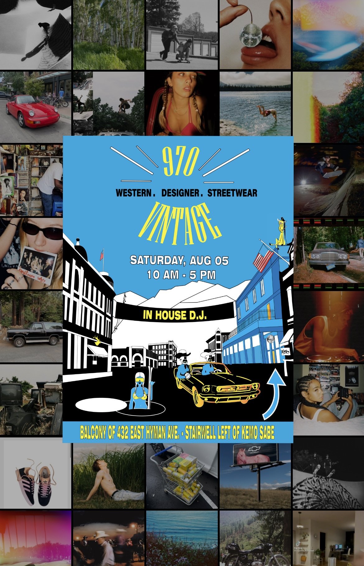 POSTER DESIGN + SETTUP + PROD / 970 VINTAGE