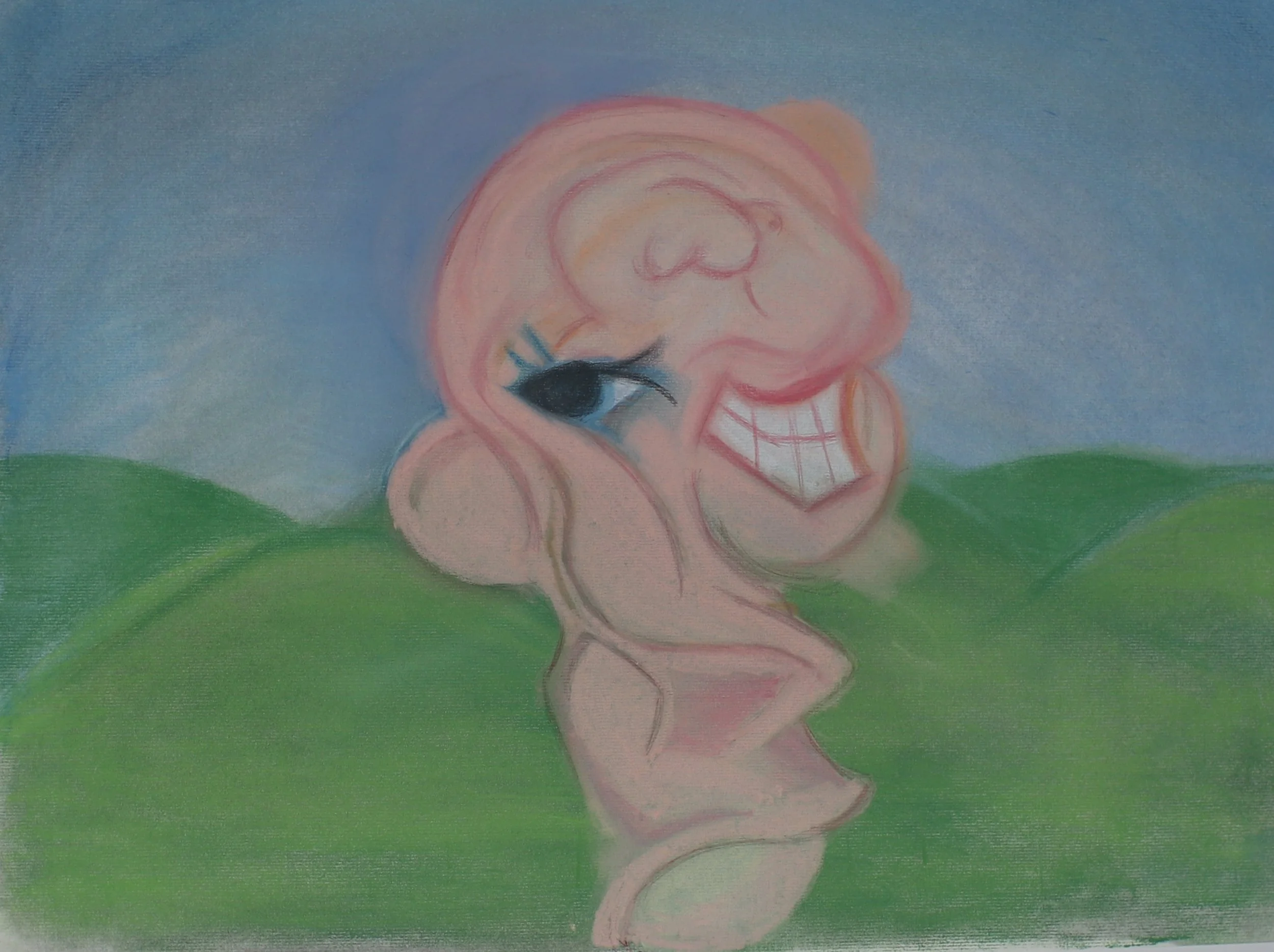 K2
pastels on paper 
2021