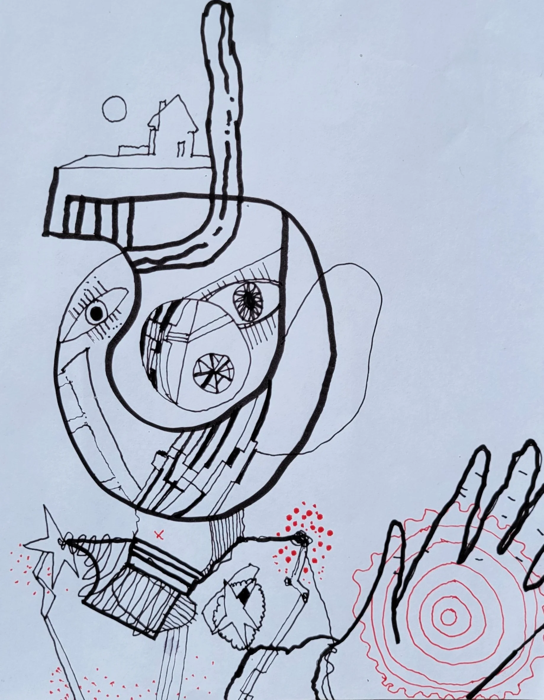 untitled -
marker on paper
2022