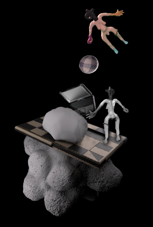 Virus
mixed media - clay and digital
2018