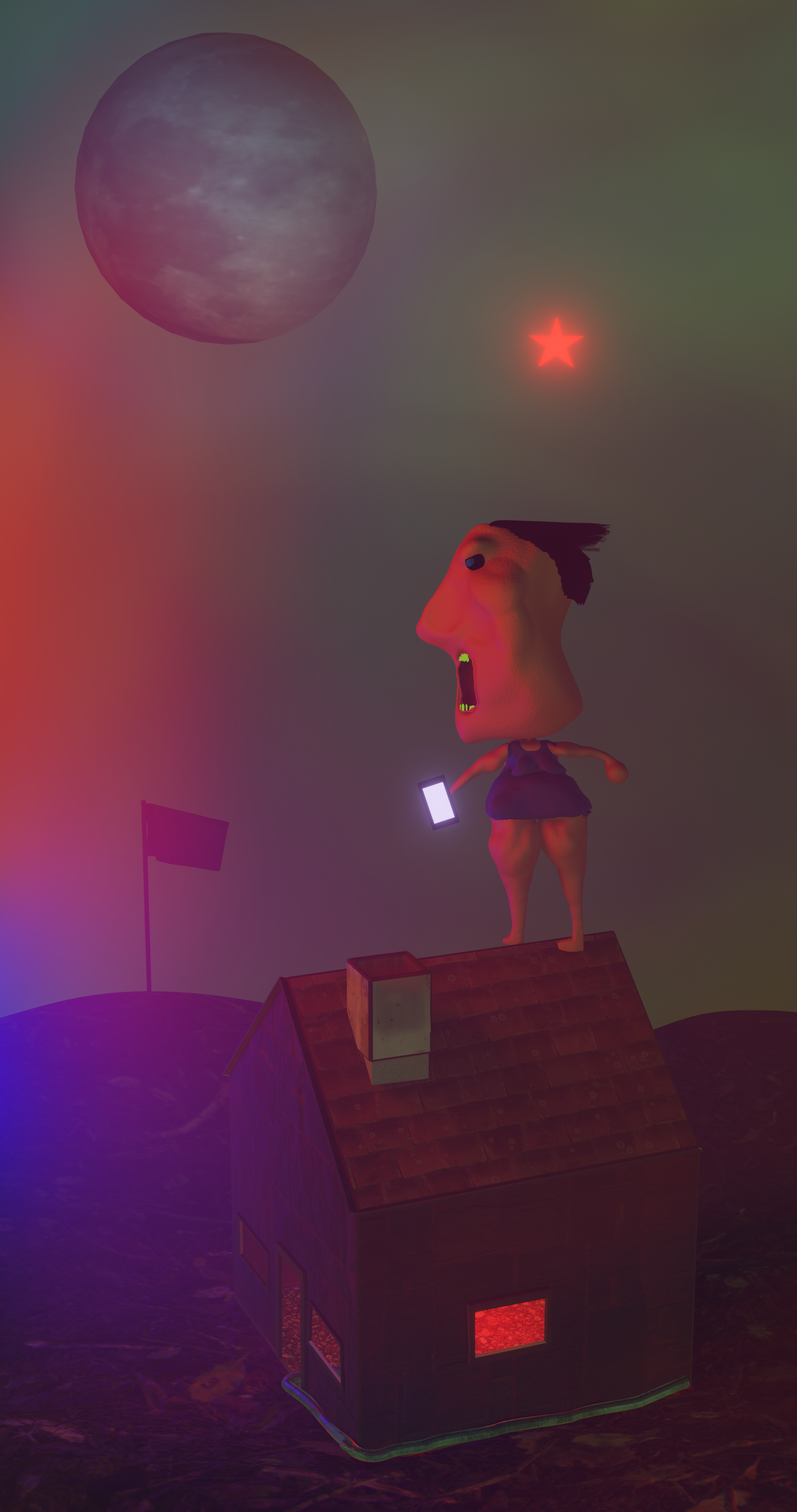 True Hate
Digital - Blender model
2021