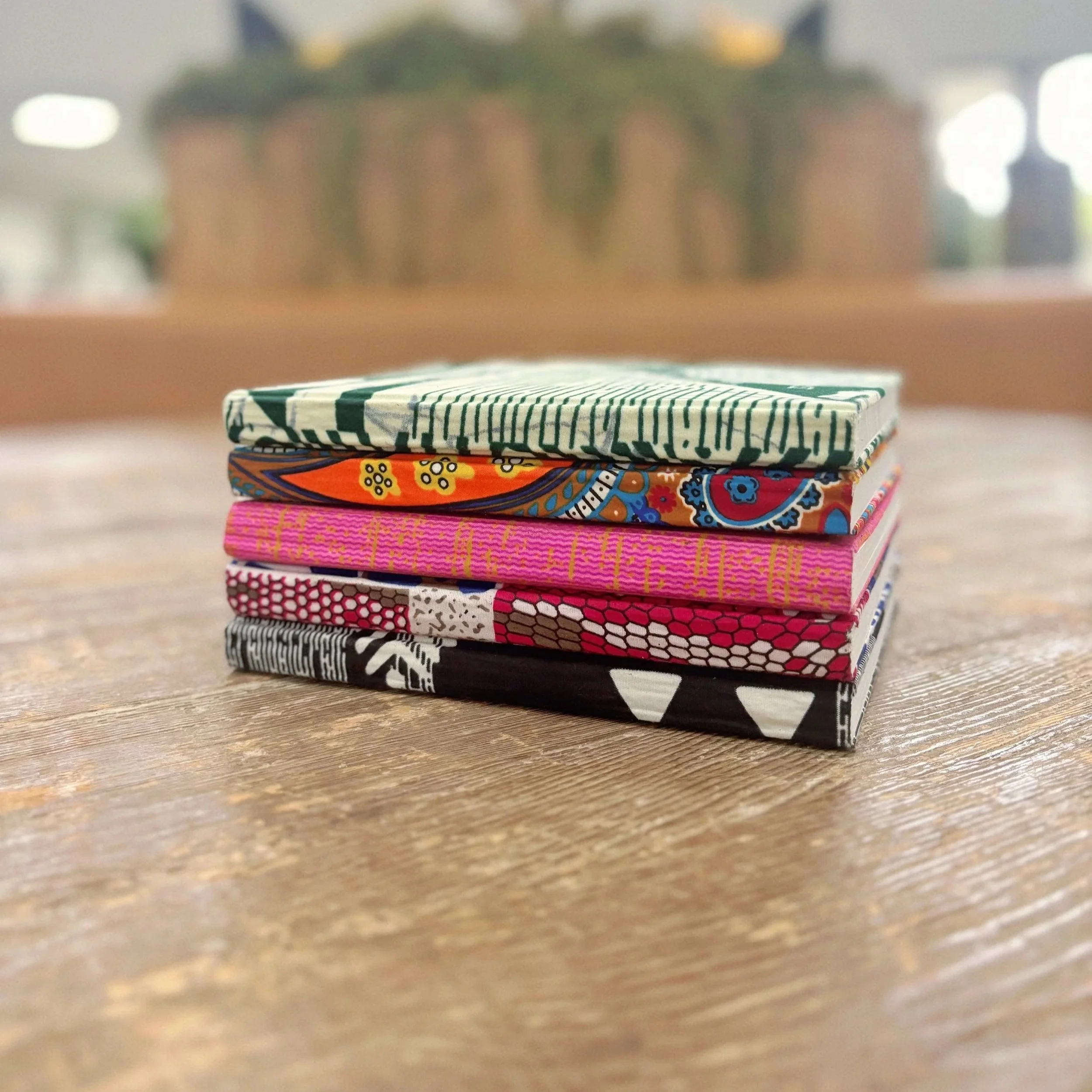 Wax Print Wrapped Journal