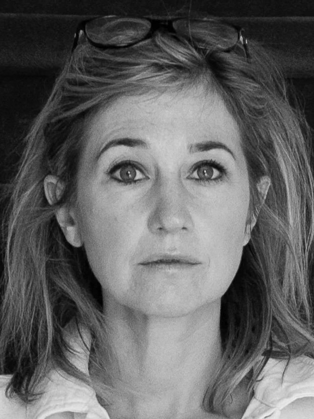 Black and white portrait Marjolein de Jong