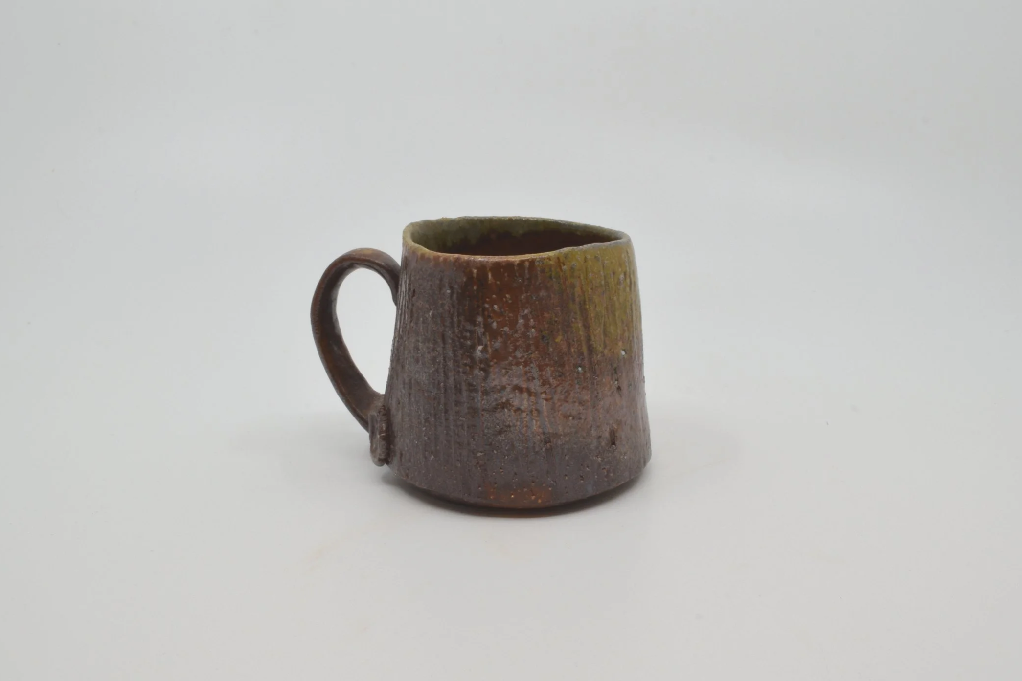 8oz Anagama Wild Clay Coil Mug 2